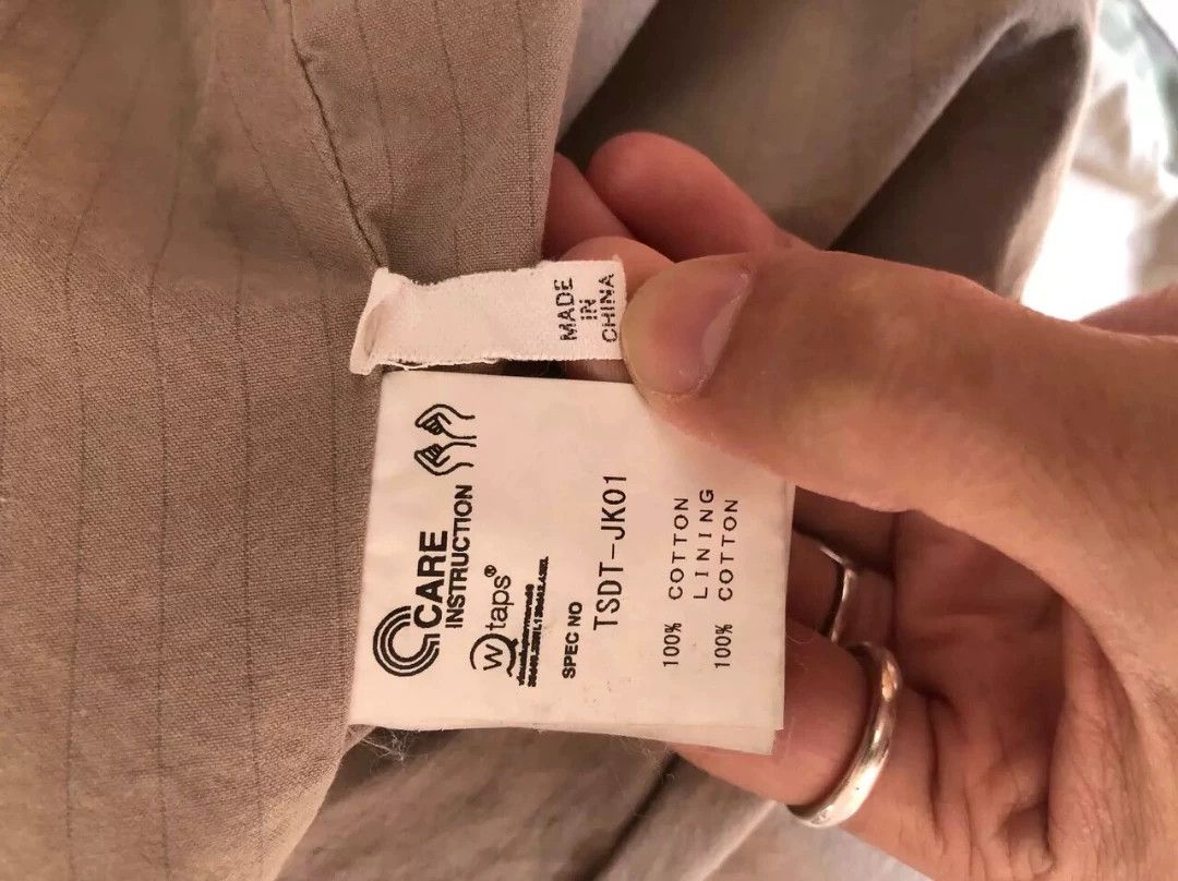 Wtaps camo jacket with unique distressed details Size US L / EU 52-54 / 3 - 7 Thumbnail