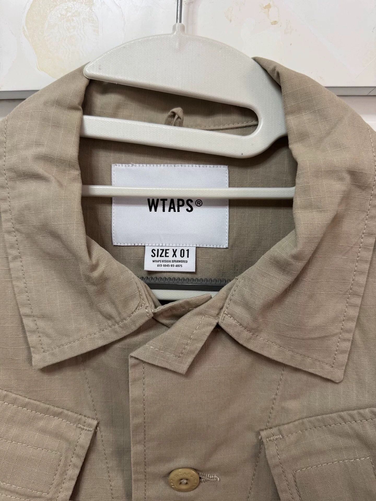 Wtaps modular long sleeve cotton ripstop jacket Size US S / EU 44-46 / 1 - 3 Thumbnail