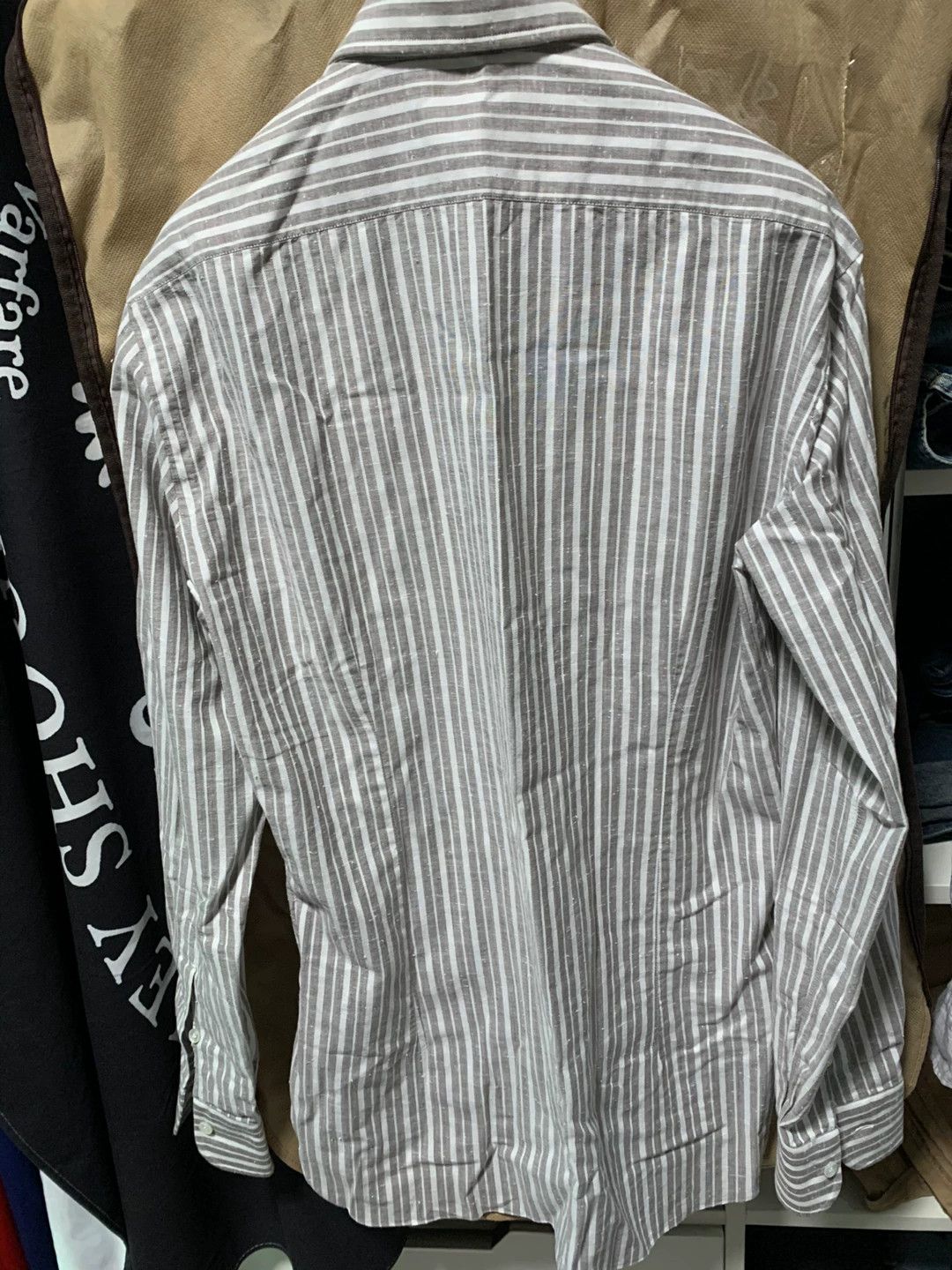 Barba Napoli Italian Handmade Striped Dress Shirt Size 39 Size US M / EU 48-50 / 2 - 3 Thumbnail