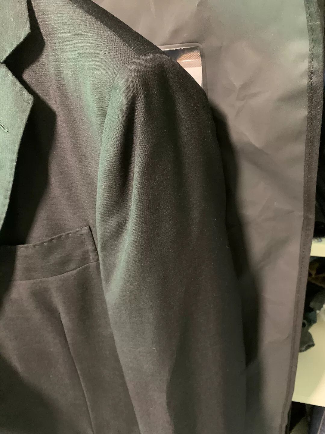 Stile Latino black italian tailored suit size 46 Size US M / EU 48-50 / 2 - 4 Thumbnail