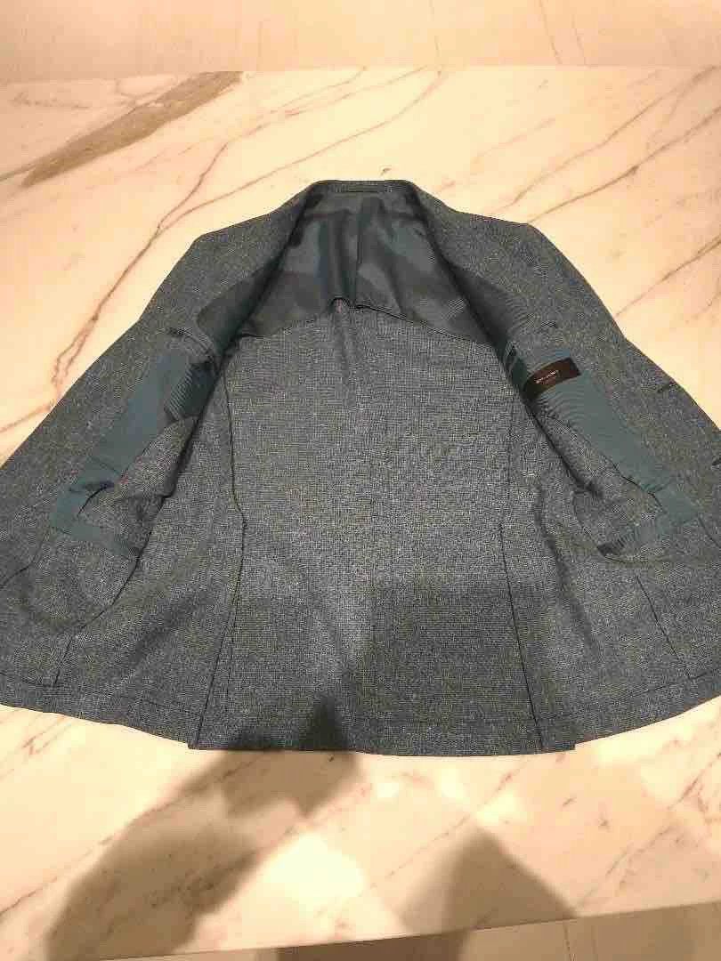 Ring Jacket custom hand-tailored jacket in turquoise blue Size US L / EU 52-54 / 3 - 5 Thumbnail