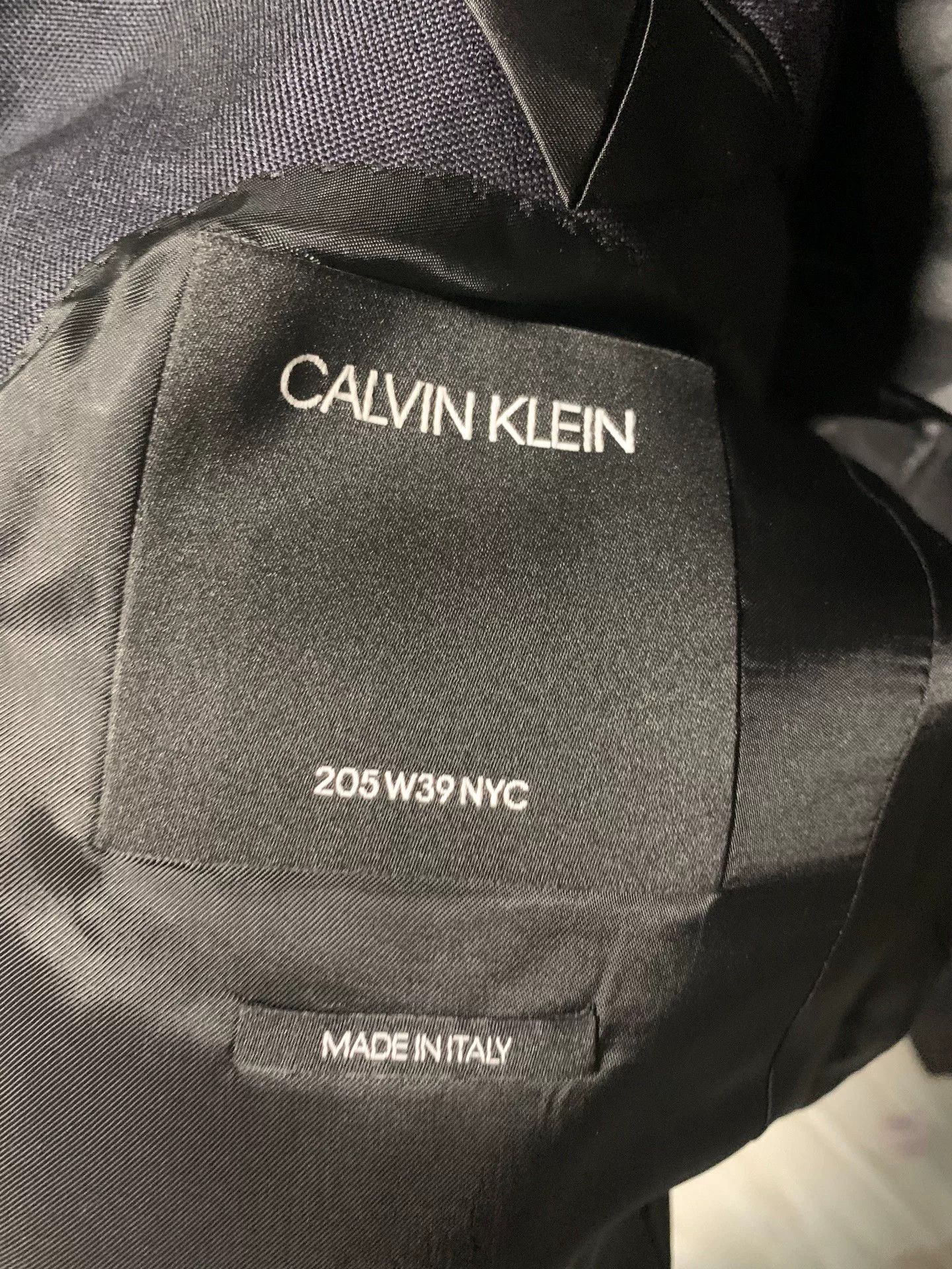 Calvin Klein 205W39NYC calvin klein navy wool blend blazer Size US M / EU 48-50 / 2 - 4 Thumbnail