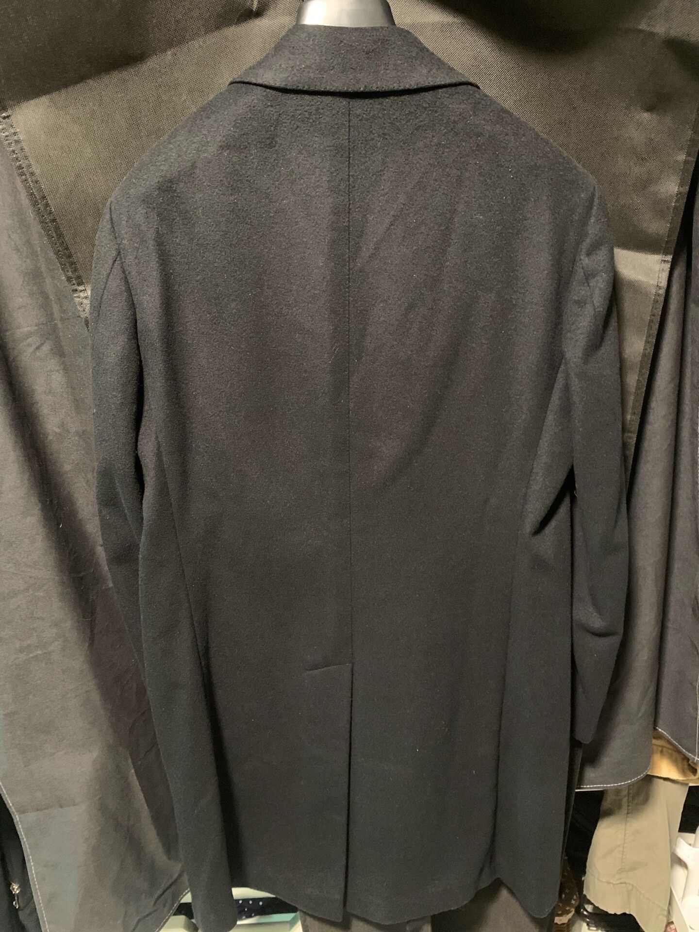 Ring Jacket black cashmere wool blend coat size 46 Size US L / EU 52-54 / 3 - 6 Thumbnail