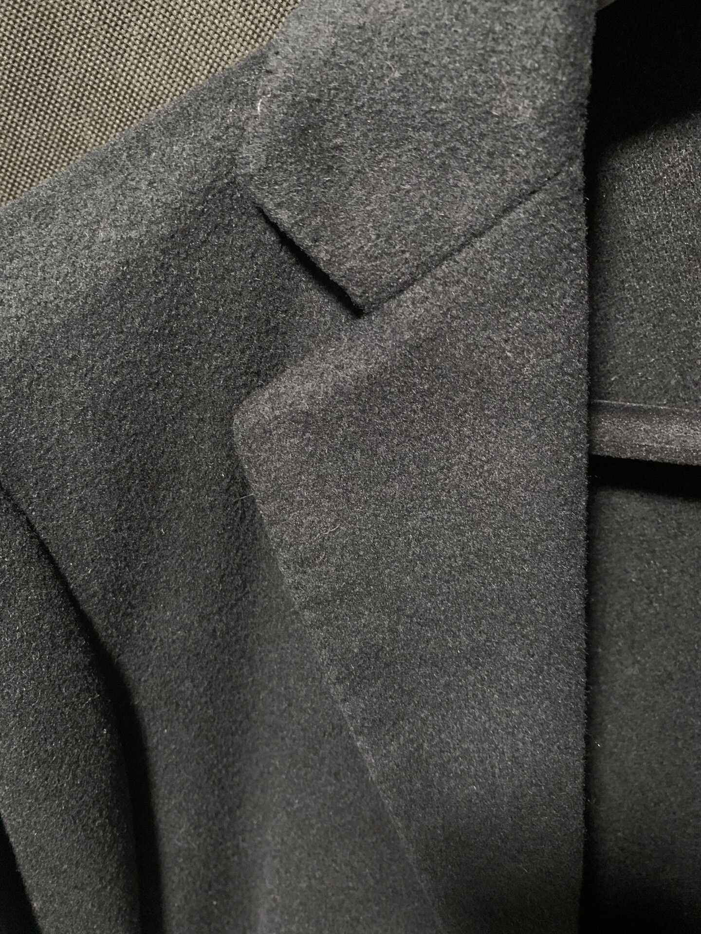 Ring Jacket black cashmere wool blend coat size 46 Size US L / EU 52-54 / 3 - 4 Thumbnail