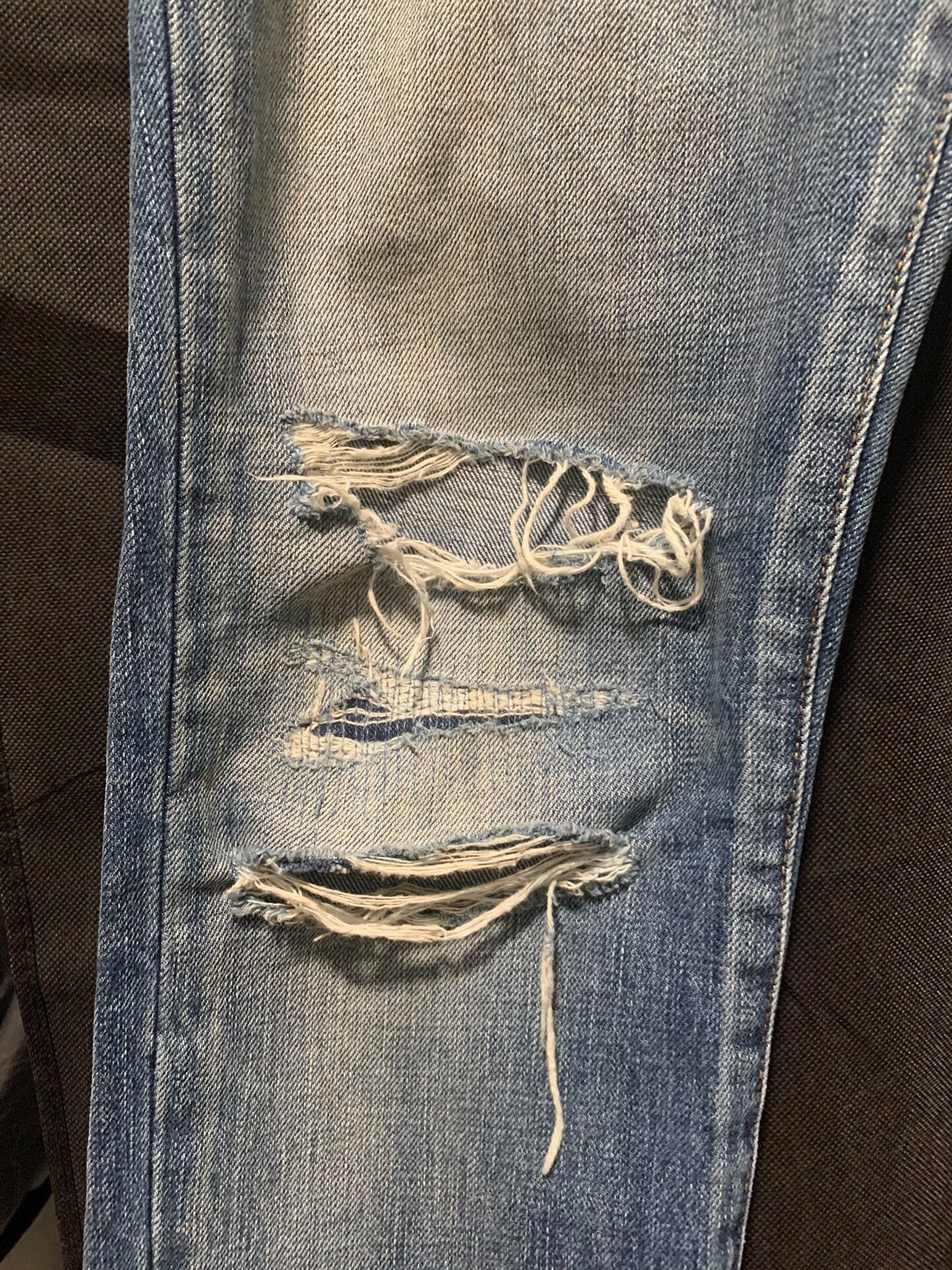Saint Laurent Paris saint laurent distressed denim jeans for sale Size US 29 - 2 Thumbnail