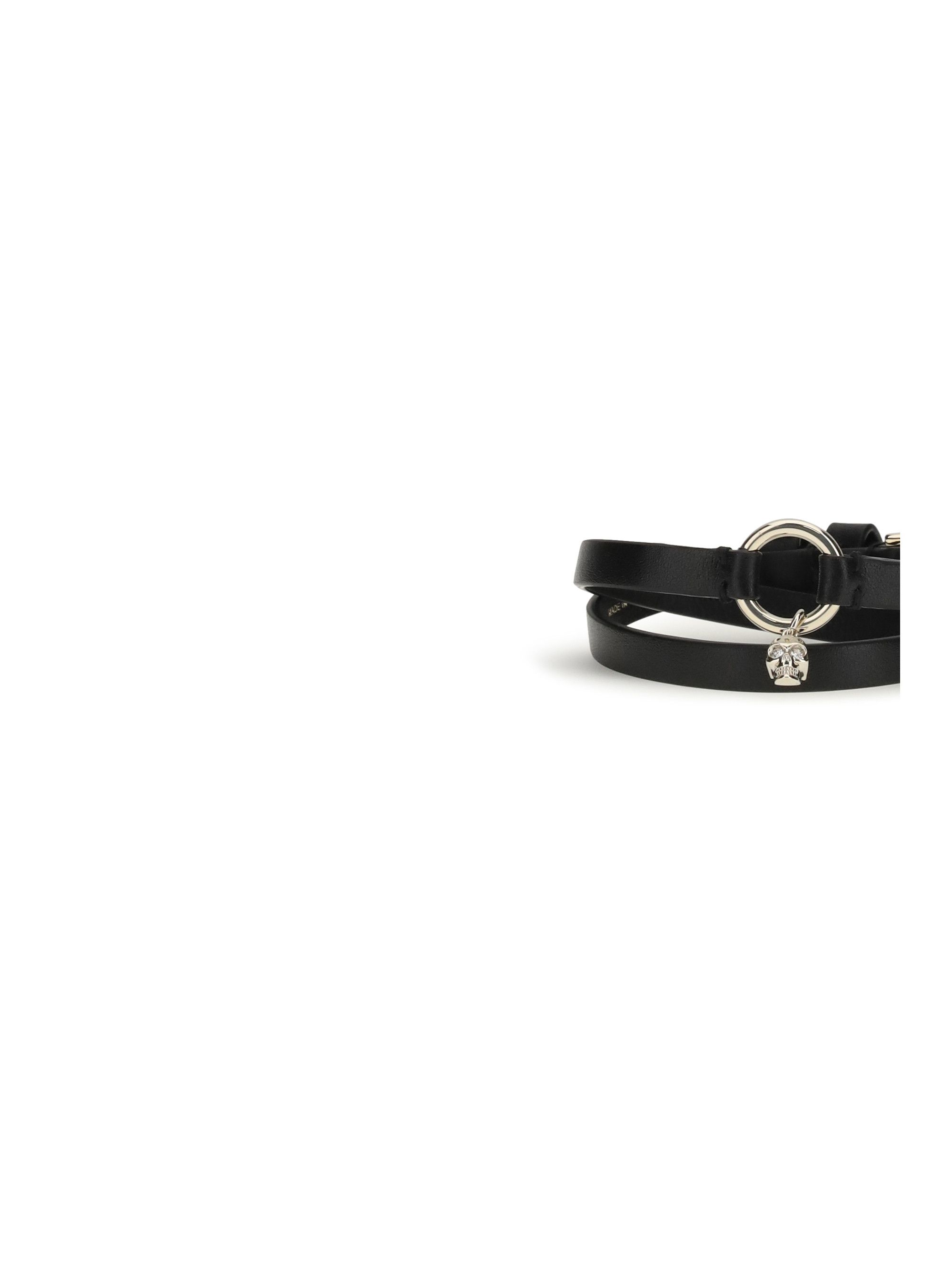 Alexander McQueen Skull Ring Double Wrap Bracelet Size ONE SIZE - 3 Thumbnail