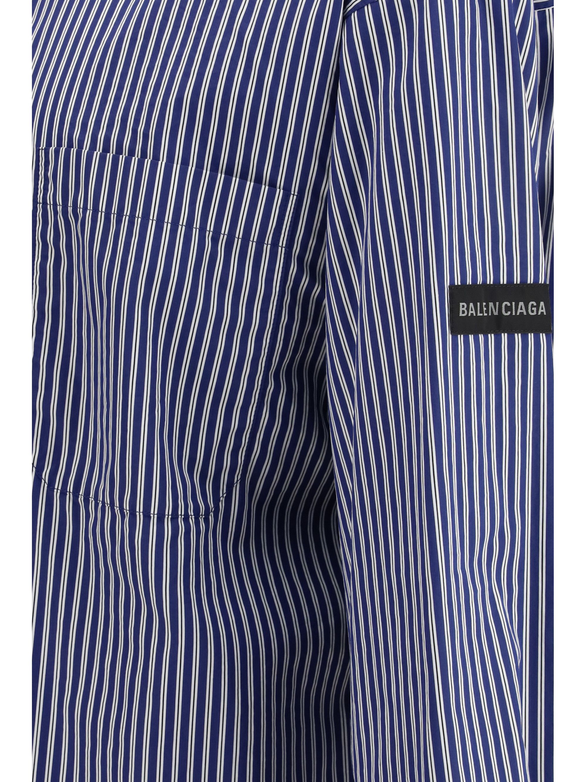 Balenciaga Embroidered poplin oversized Shirt Size US L / EU 52-54 / 3 - 3 Thumbnail