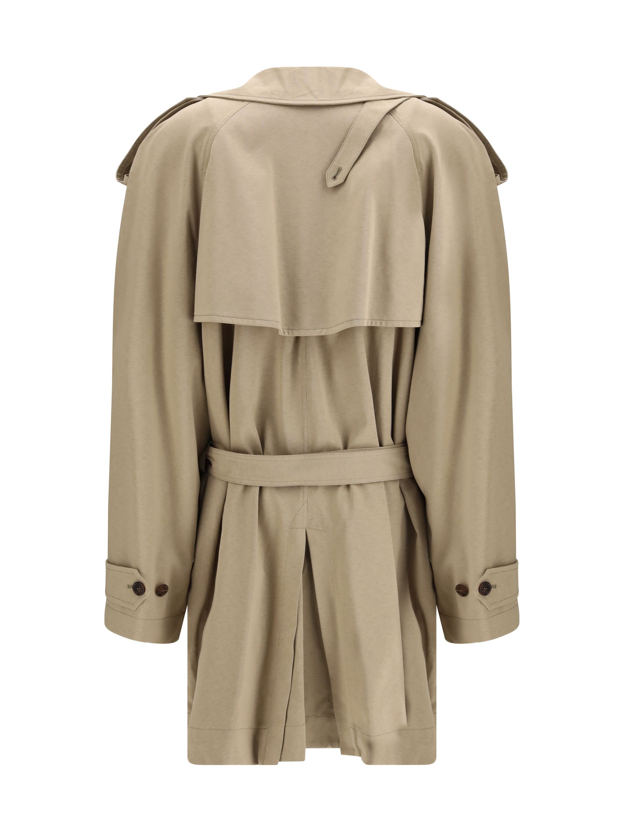 Balenciaga Belted double-breasted Trench Coat Size M / US 6-8 / IT 42-44 - 2 Thumbnail