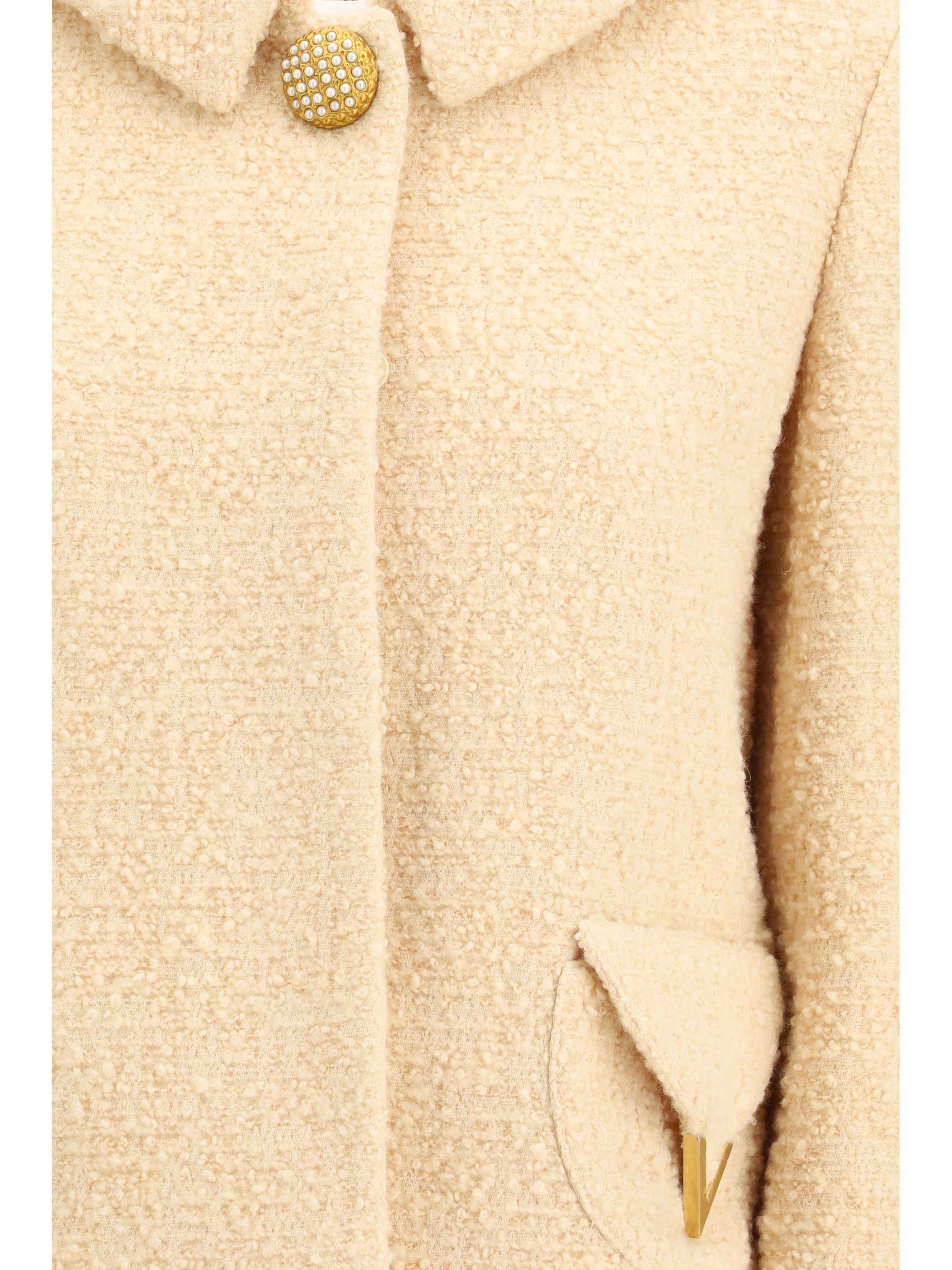 Valentino VLogo signature wool Jacket Size L / US 10 / IT 46 - 3 Thumbnail