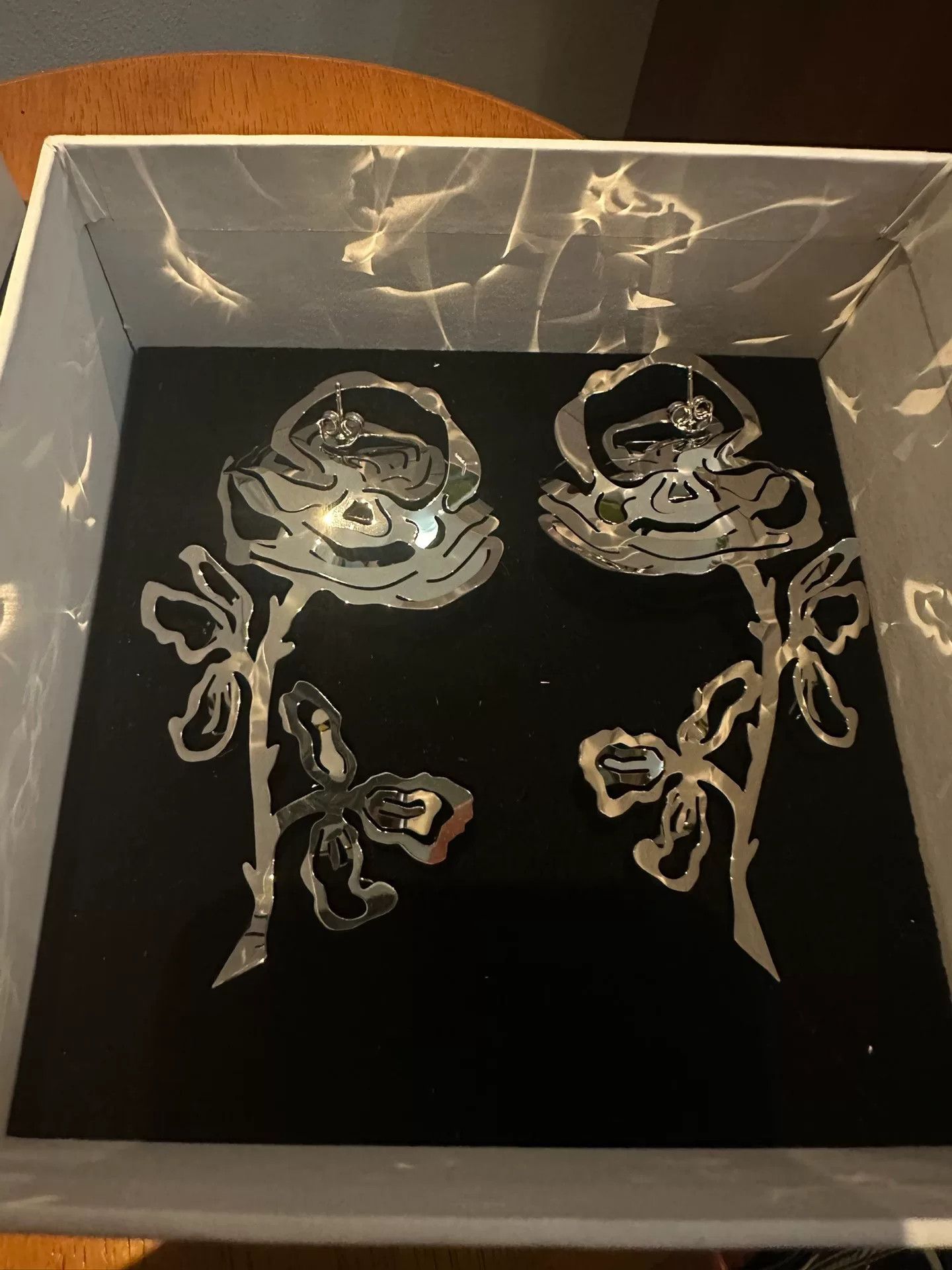 Yohji Yamamoto Y/Project Rose Metal Earrings Set Size ONE SIZE - 2 Thumbnail