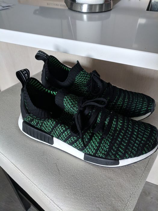 Adidas nmd r1 stlt primeknit noble green sales