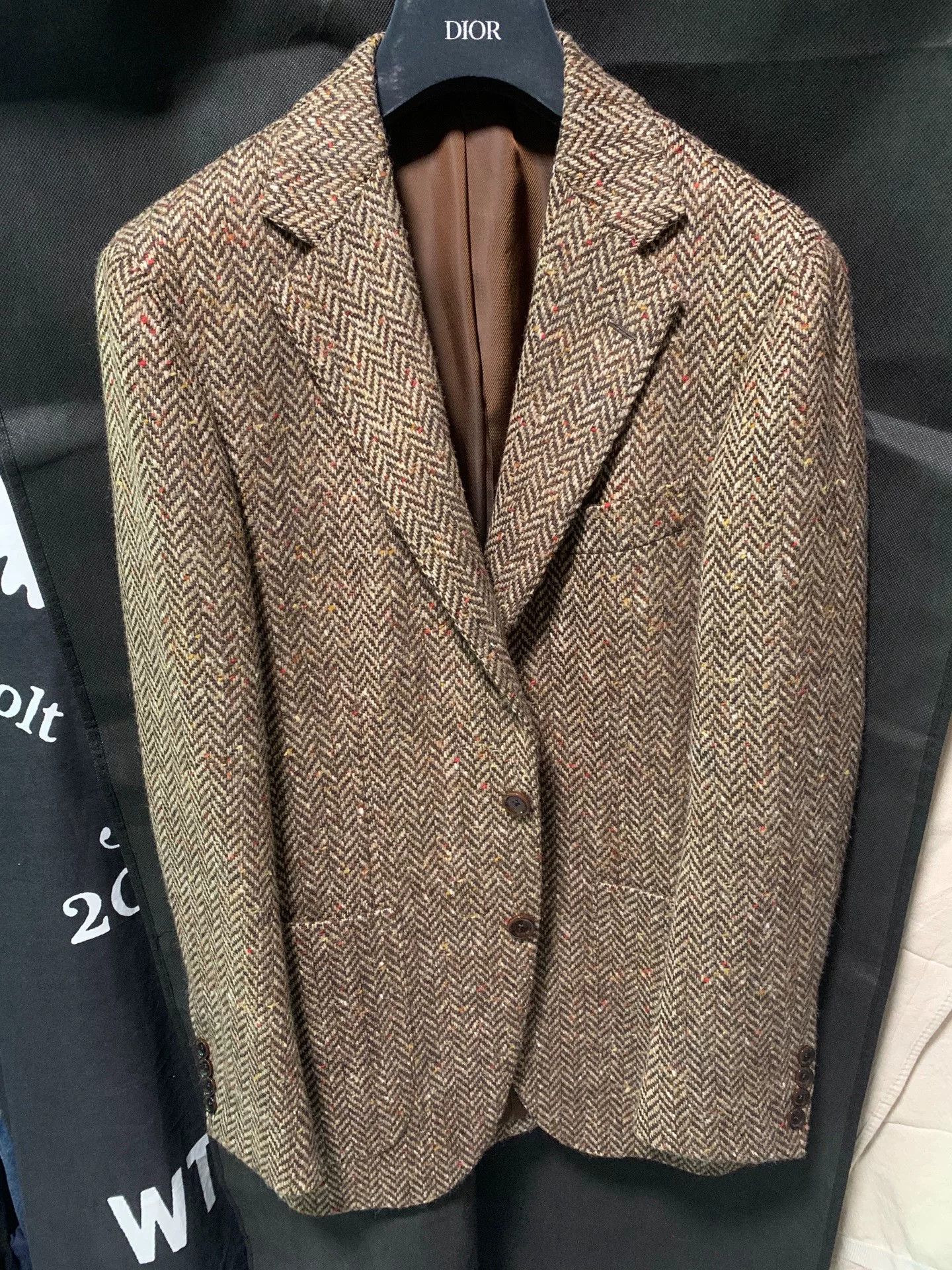 Beams Japan classic herringbone blazer size 46 Size US M / EU 48-50 / 2 - 4 Thumbnail