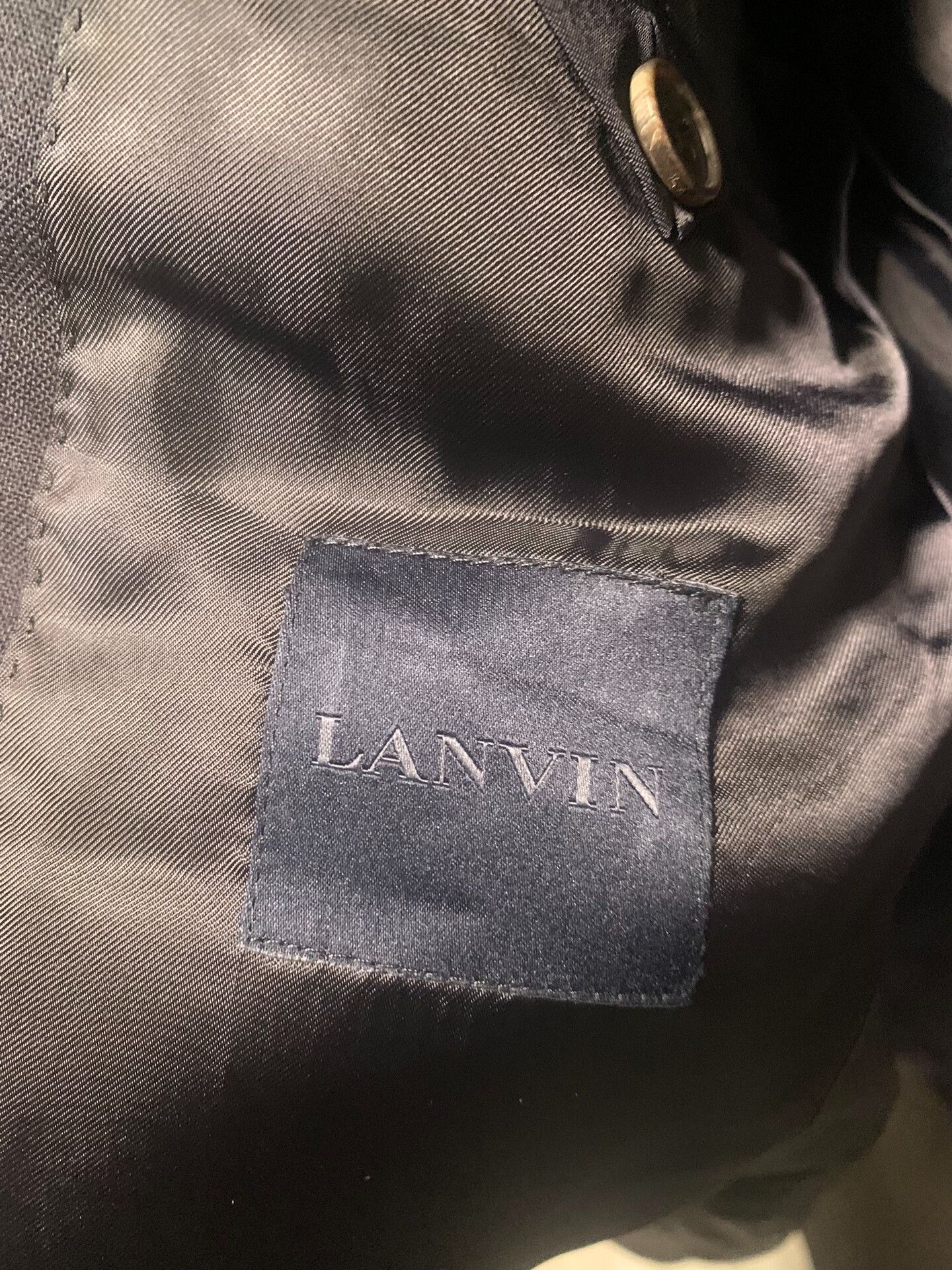 Lanvin elegant dark blue wool suit jacket Size US M / EU 48-50 / 2 - 4 Thumbnail