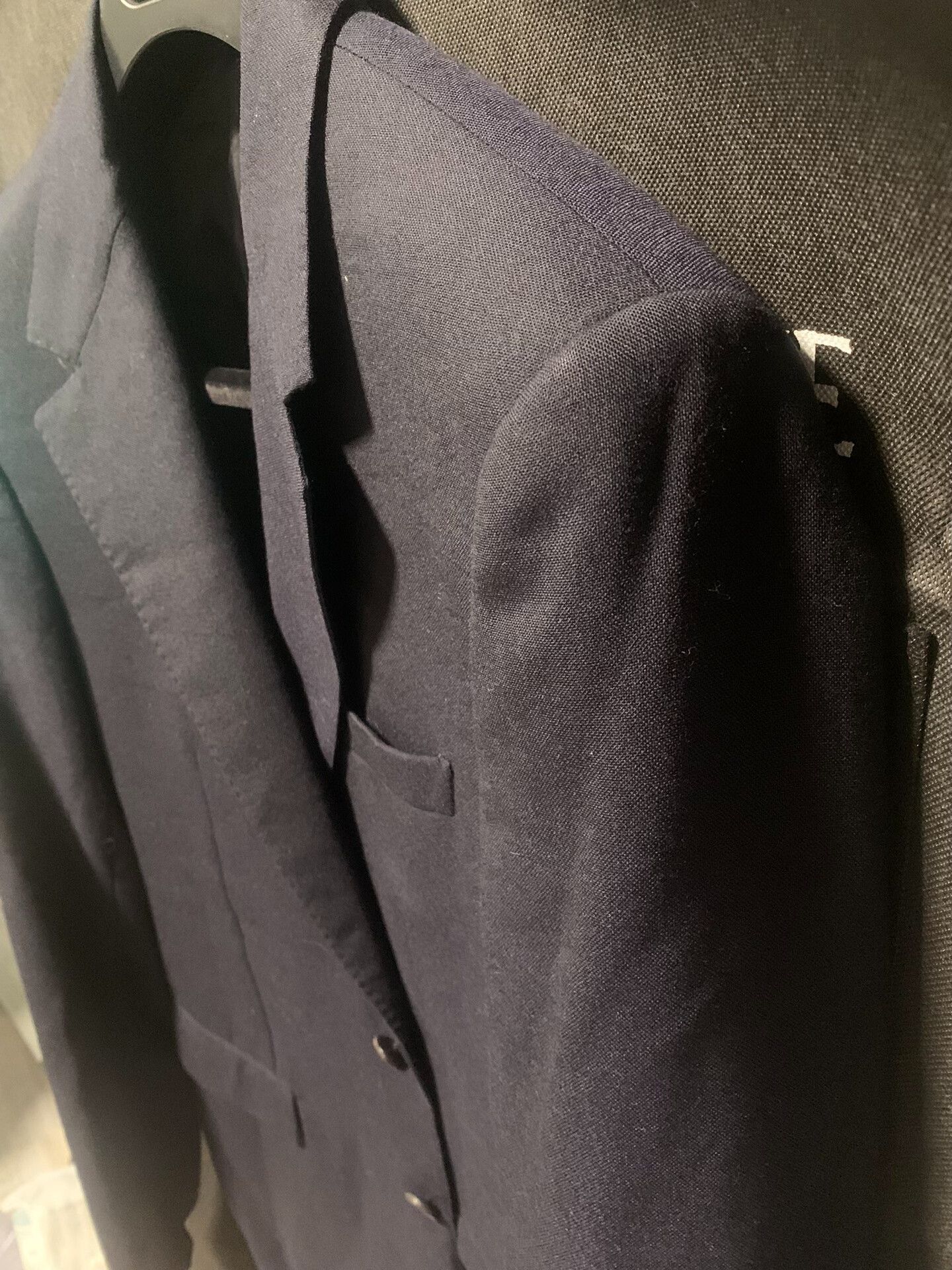 Lanvin elegant dark blue wool suit jacket Size US M / EU 48-50 / 2 - 2 Thumbnail