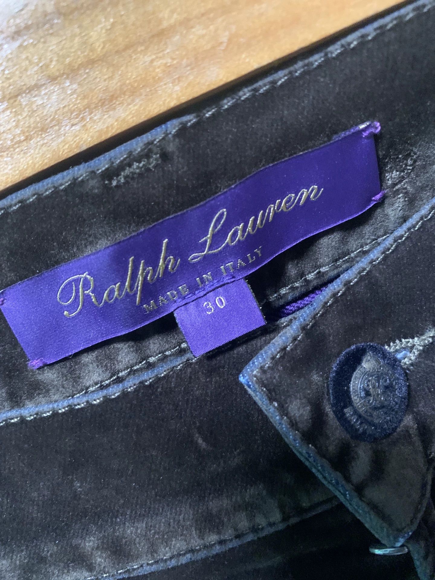 Ralph Lauren Purple Label ralph lauren 50th anniversary velvet pants Size US 30 / EU 46 - 4 Thumbnail