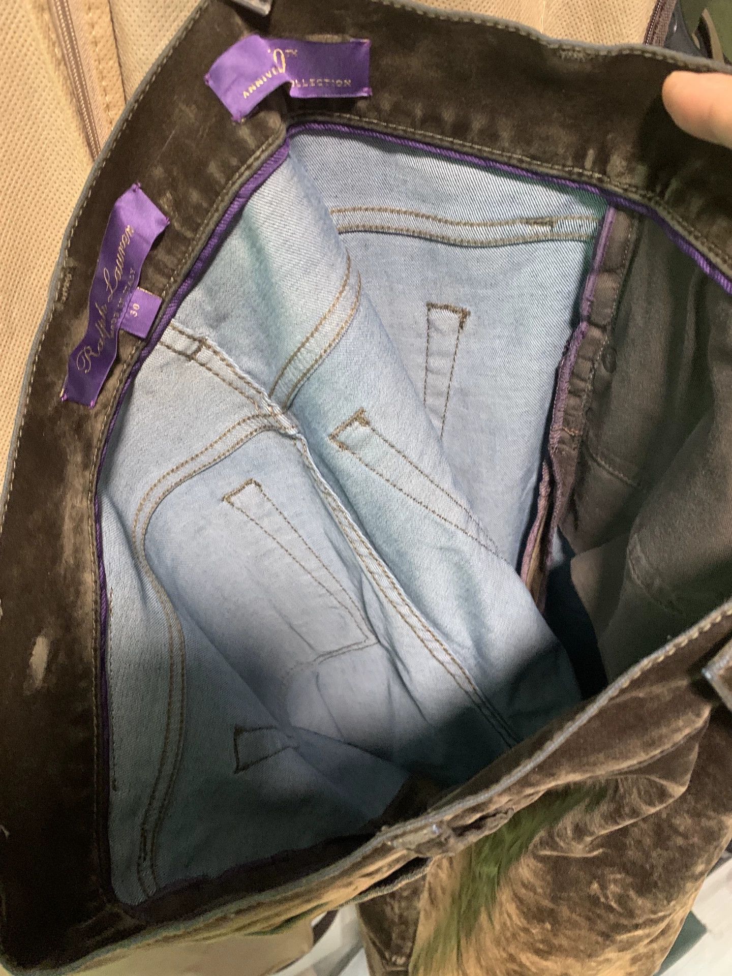 Ralph Lauren Purple Label ralph lauren 50th anniversary velvet pants Size US 30 / EU 46 - 7 Thumbnail