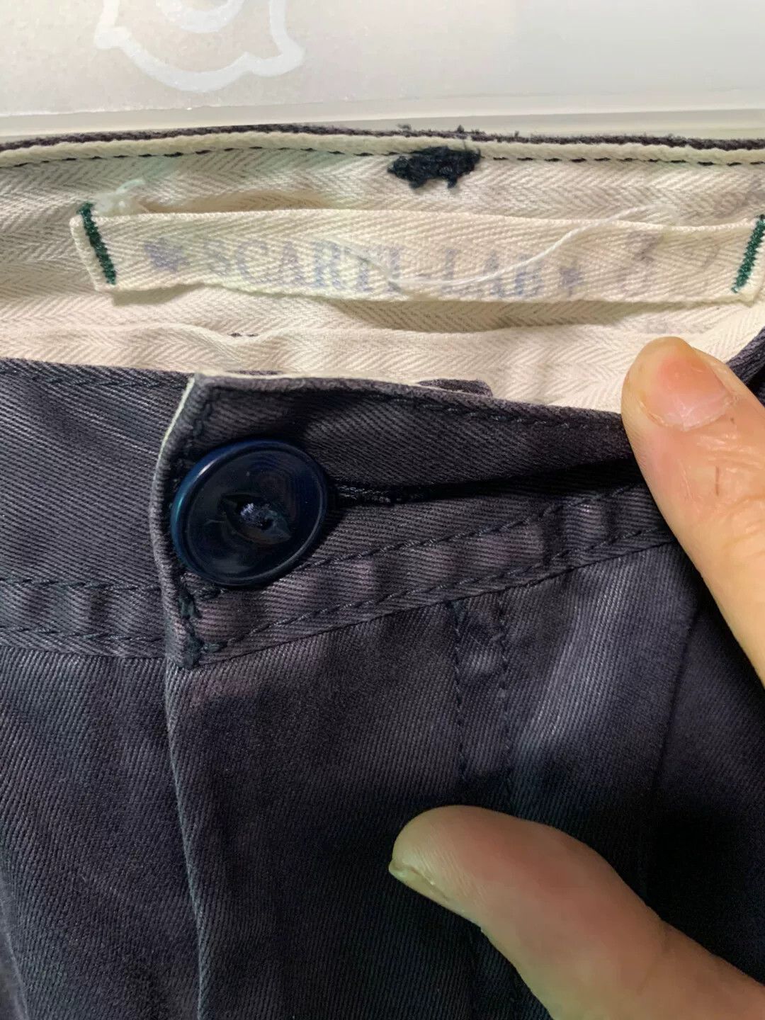 Scarti-Lab navy blue casual pants size 32 Size US 32 / EU 48 - 4 Thumbnail