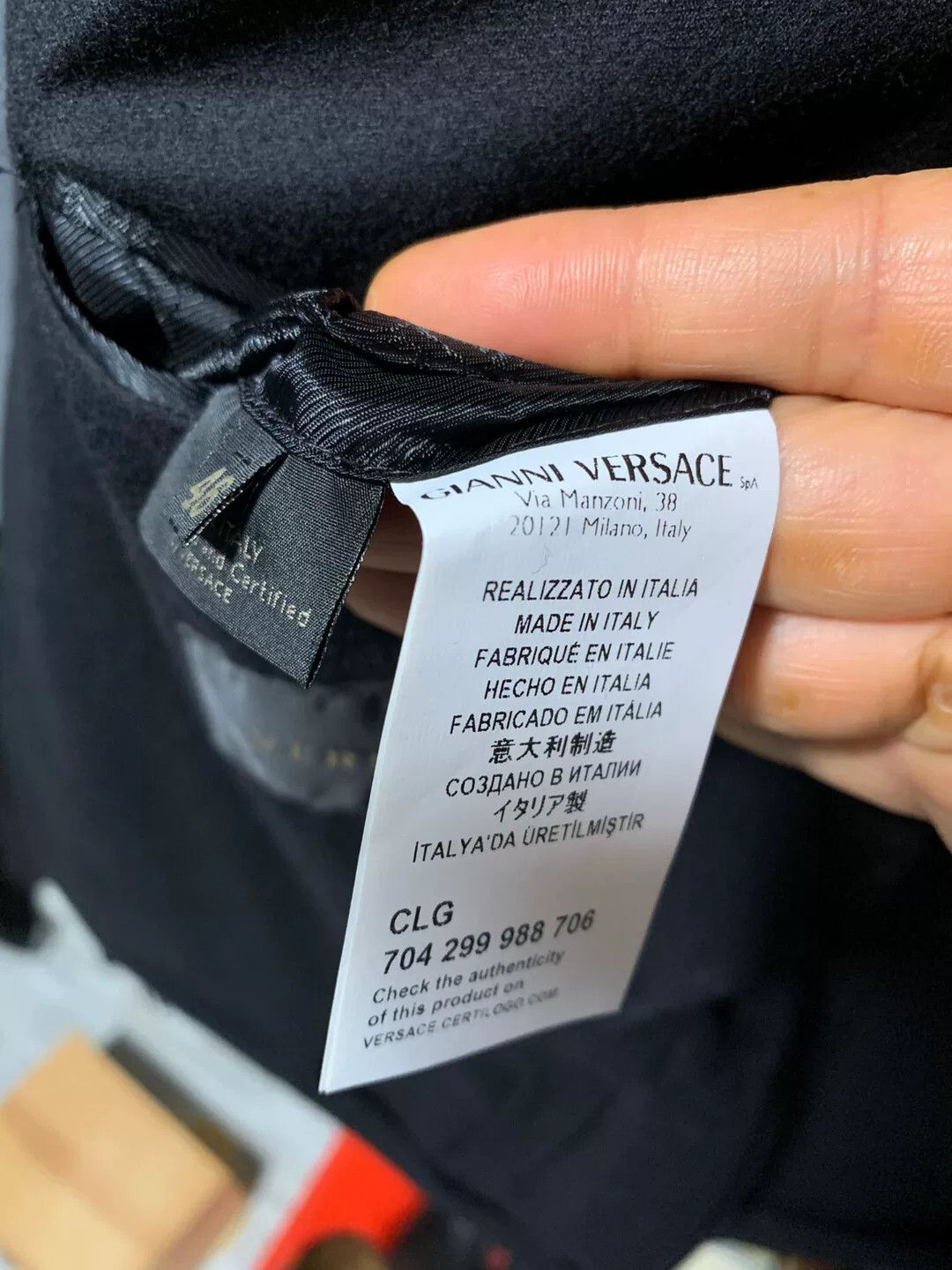 Versace versace cashmere wool blend blazer size 46 Size US M / EU 48-50 / 2 - 7 Thumbnail