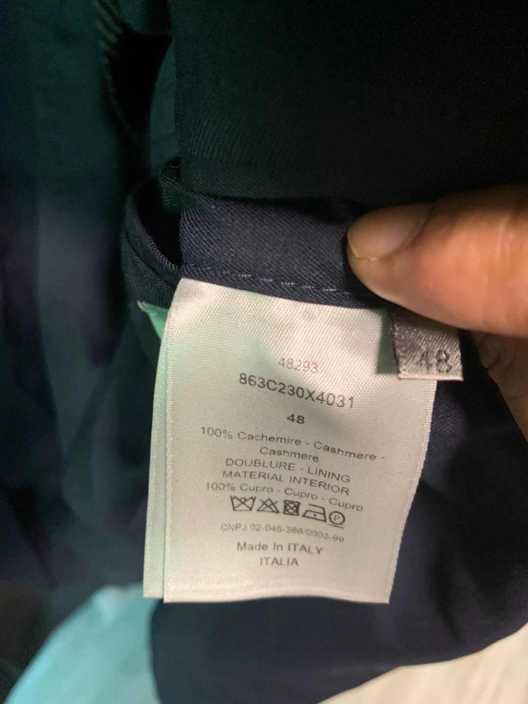 Dior dior homme blue cashmere blazer size 48 Size US M / EU 48-50 / 2 - 6 Thumbnail