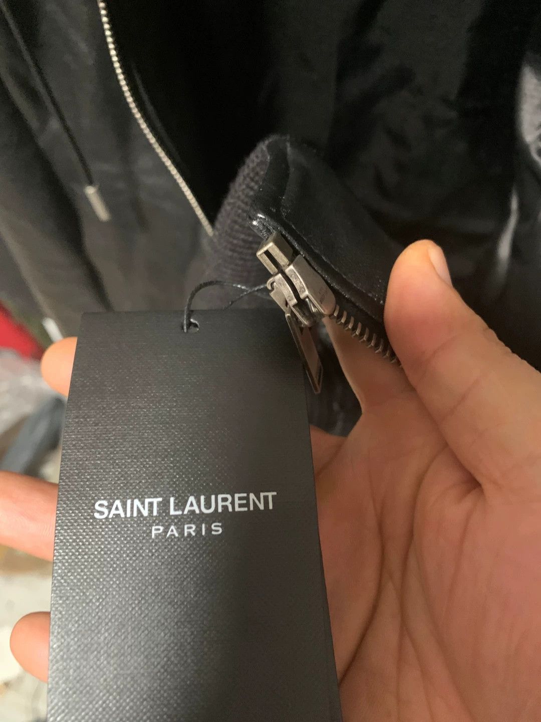 Saint Laurent Paris saint laurent black leather jacket size 48 Size US L / EU 52-54 / 3 - 8 Thumbnail