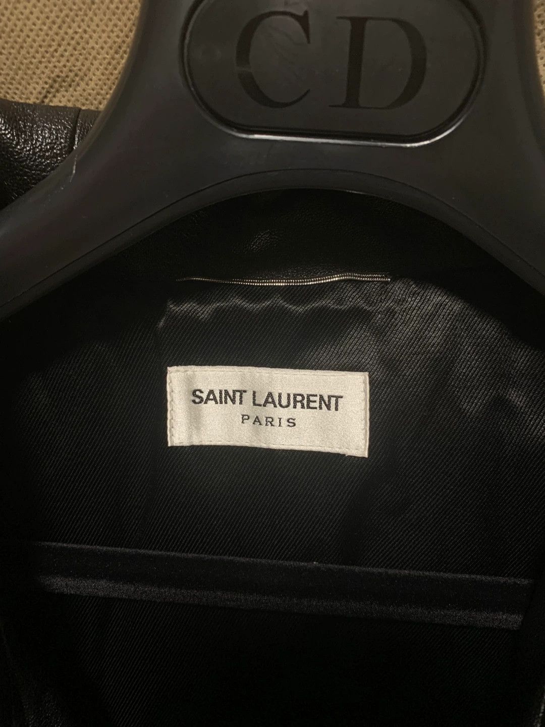 Saint Laurent Paris saint laurent black leather jacket size 48 Size US L / EU 52-54 / 3 - 5 Thumbnail