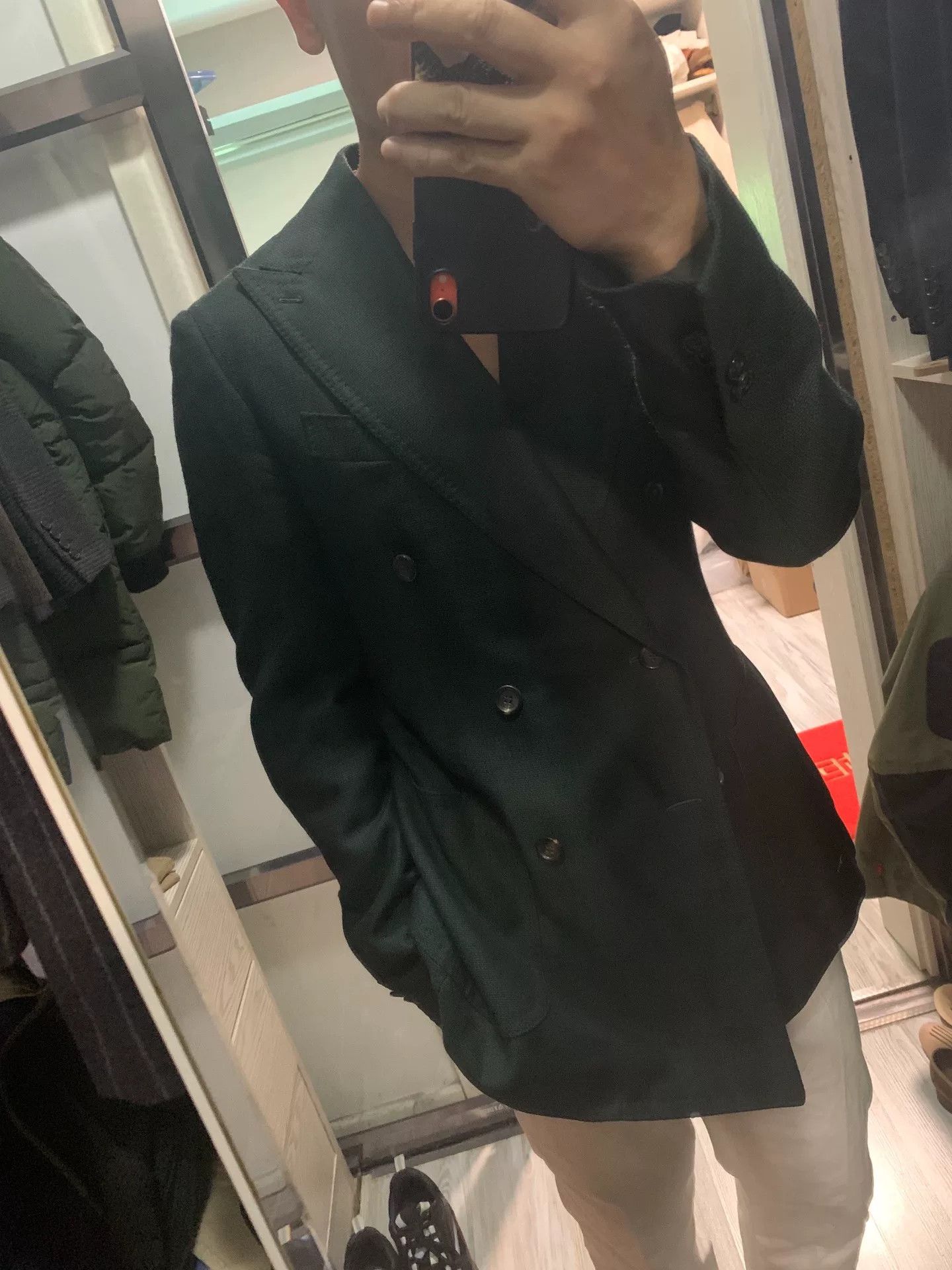 Stile Latino stylish dark green wool blazer Size US M / EU 48-50 / 2 - 9 Thumbnail