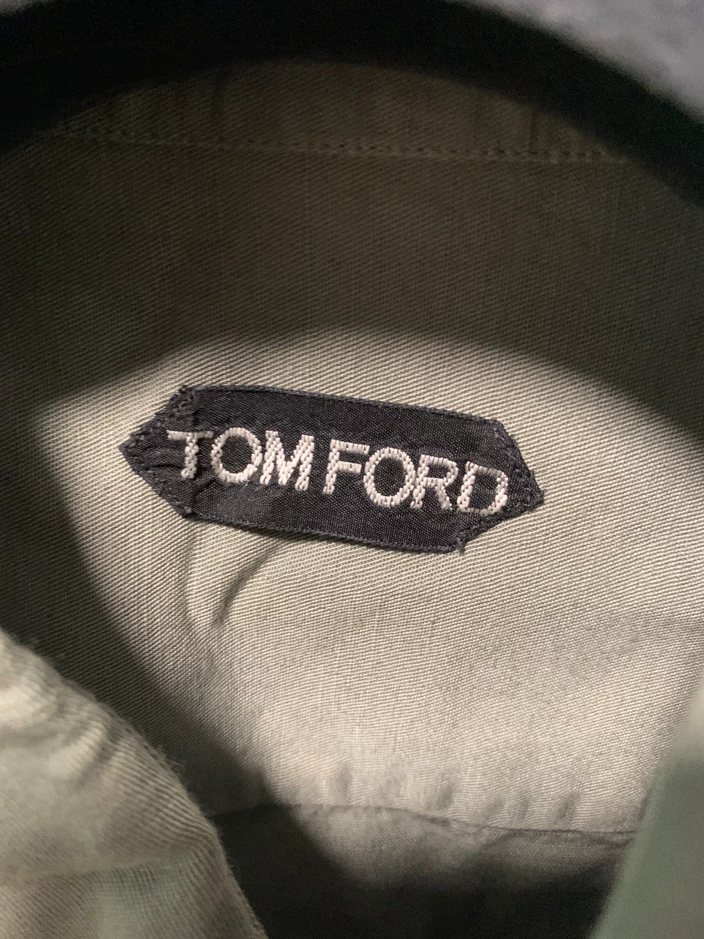 Tom Ford tom ford military style classic shirt size 39 Size US L / EU 52-54 / 3 - 4 Thumbnail