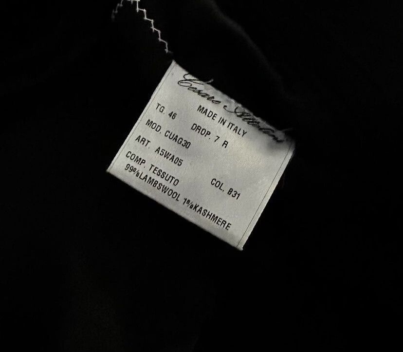 Cesare Attolini navy wool cashmere long coat by cesare attolini Size US L / EU 52-54 / 3 - 6 Thumbnail