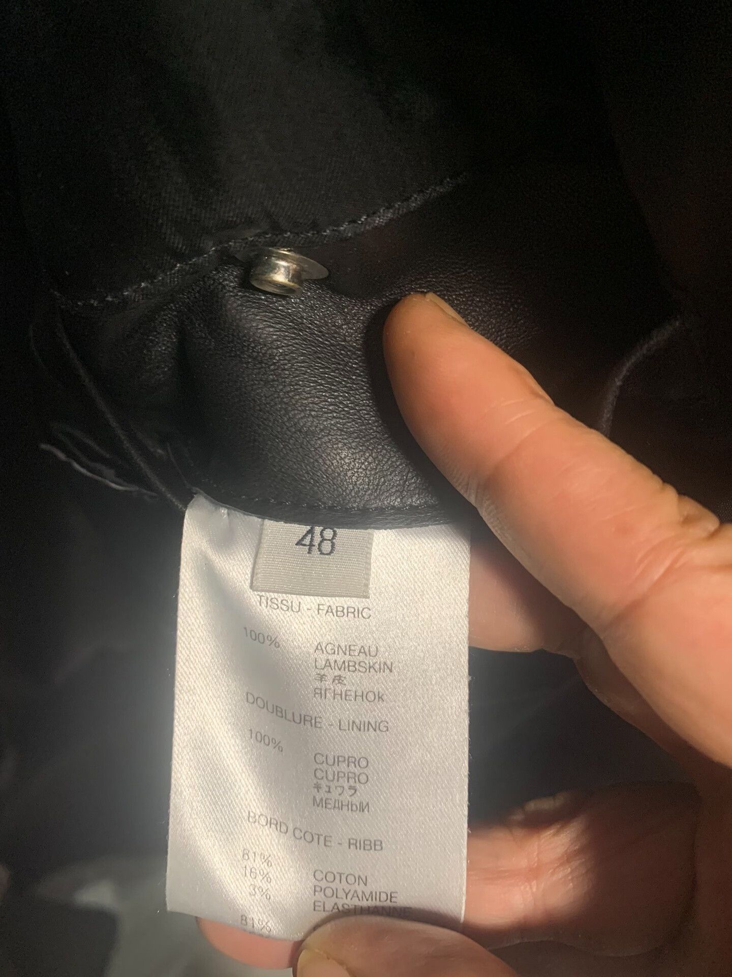 Givenchy givenchy classic star leather jacket size 48 Size US L / EU 52-54 / 3 - 6 Thumbnail