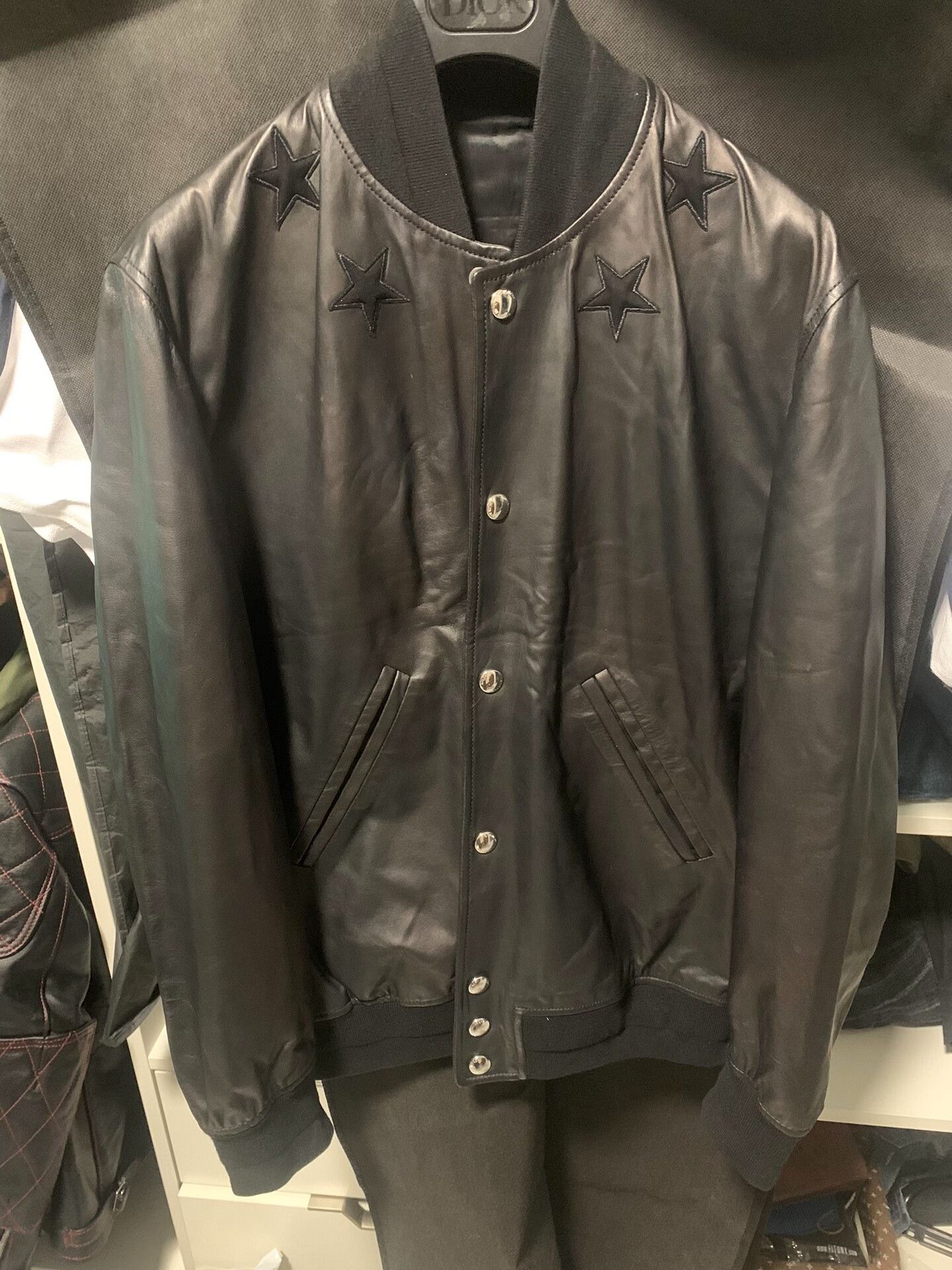 Givenchy givenchy classic star leather jacket size 48 Size US L / EU 52-54 / 3 - 2 Thumbnail