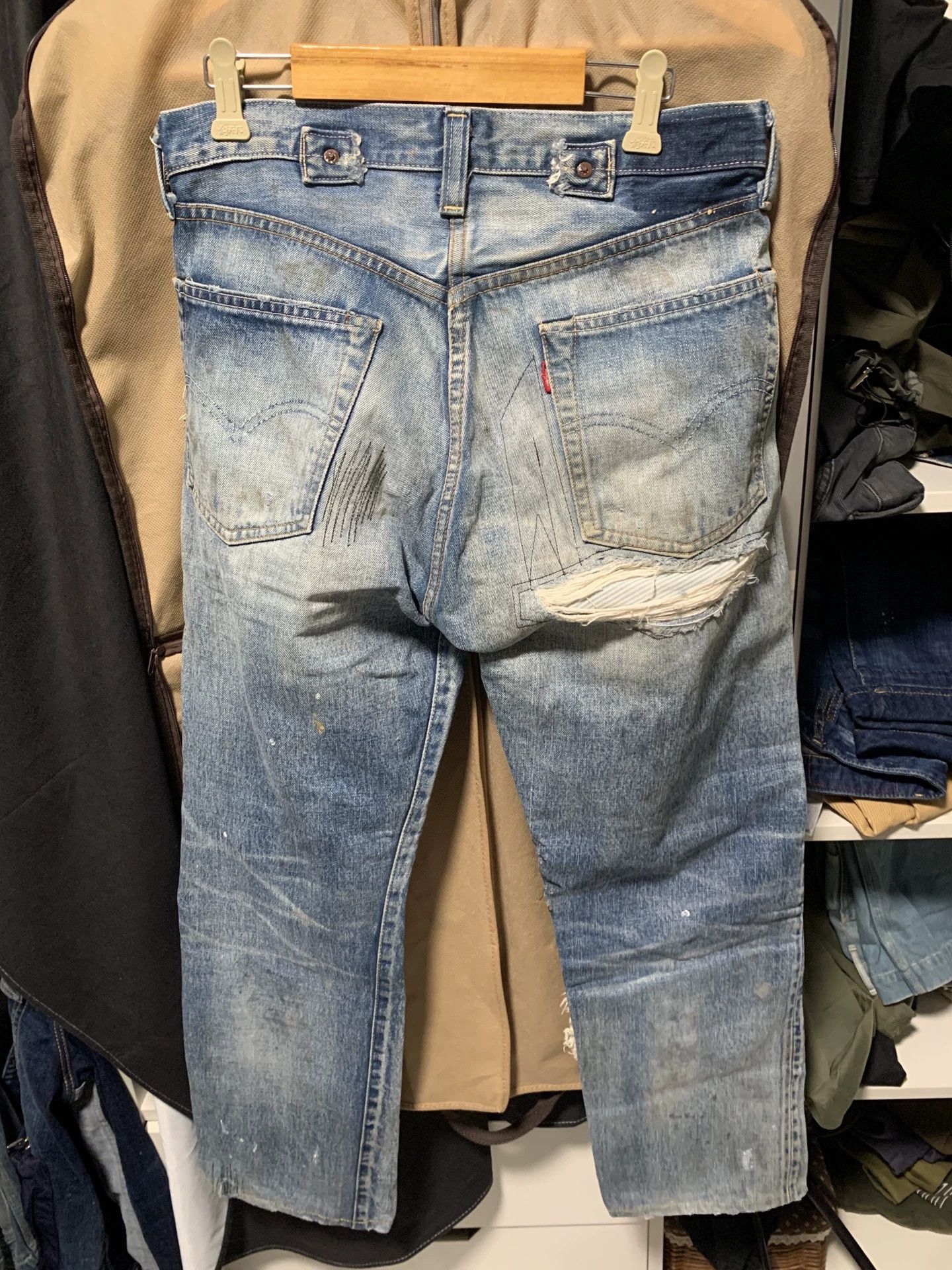 LVC classic distressed high-end jeans lvc Size US 28 / EU 44 - 3 Thumbnail