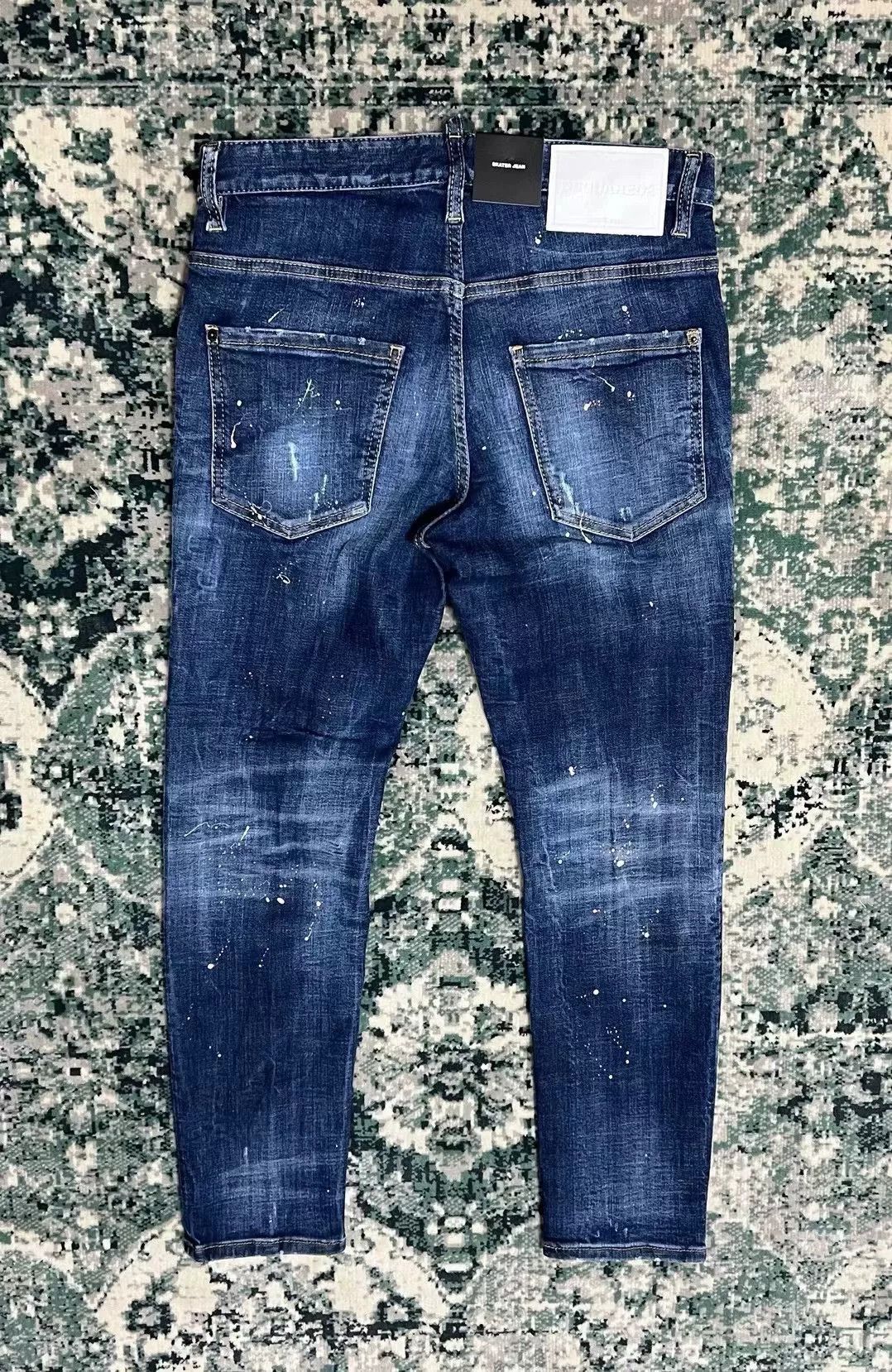 Dsquared2 new dsquared2 blue washed denim skater pants Size US 31 - 2 Thumbnail