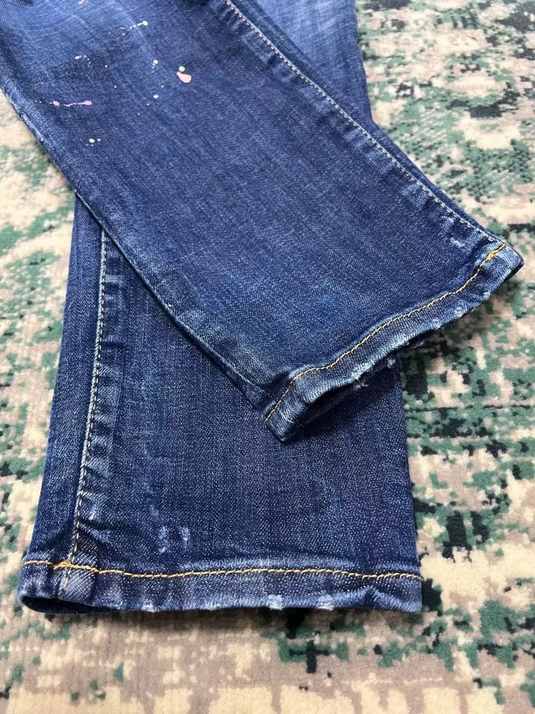 Dsquared2 new dsquared2 blue washed denim skater pants Size US 31 - 6 Thumbnail