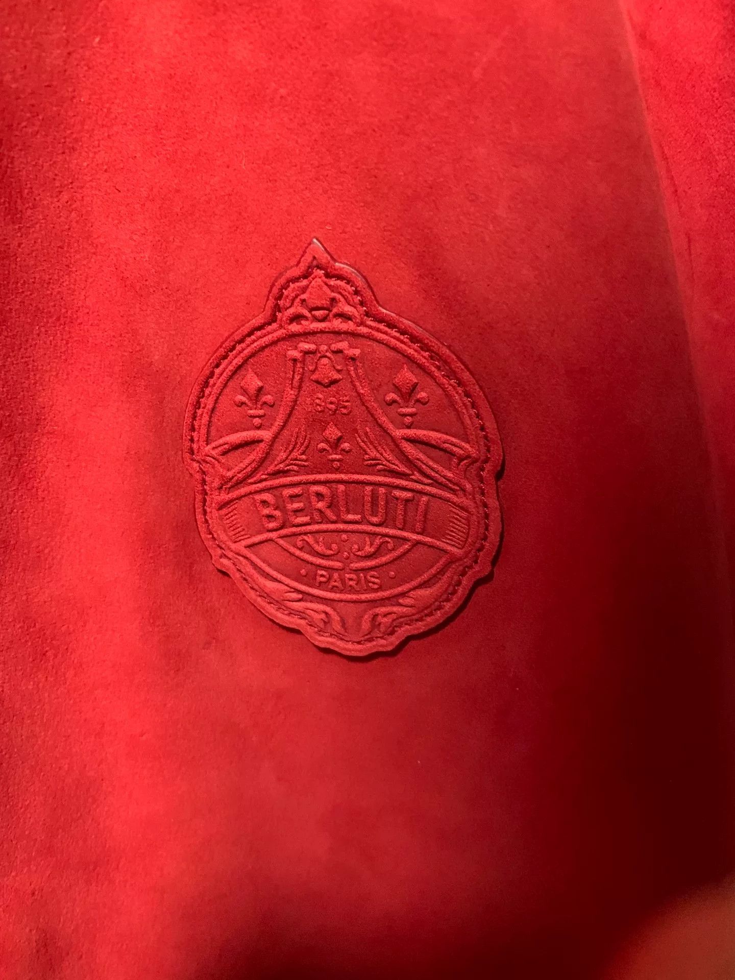 Berluti berluti red leather bomber jacket size 46 Size US L / EU 52-54 / 3 - 2 Thumbnail