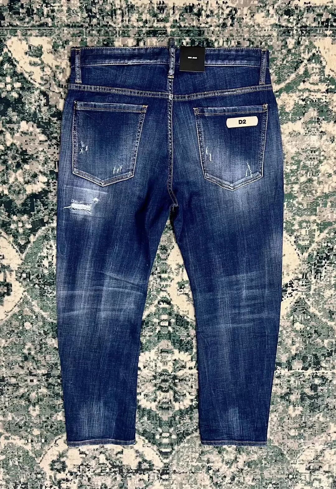 Dsquared2 dsquared2 blue distressed denim pants Size US 31 - 2 Thumbnail