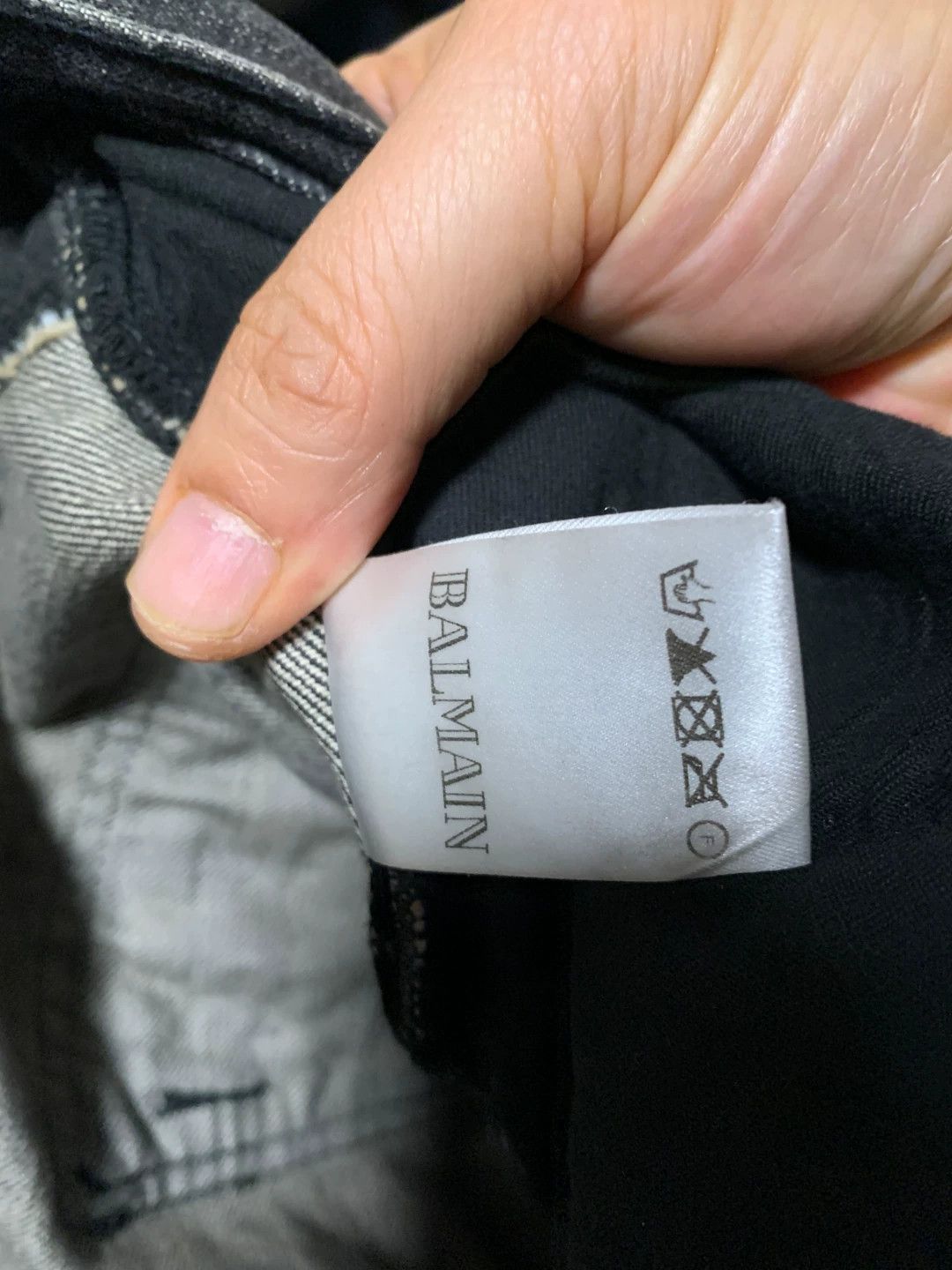 Balmain balmain classic jeans in black gray wash Size US 30 / EU 46 - 6 Thumbnail