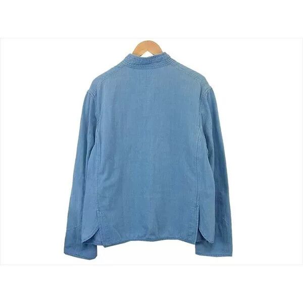 Porter Classic blue indigo dyed button shirt size s Size US S / EU 44-46 / 1 - 3 Thumbnail