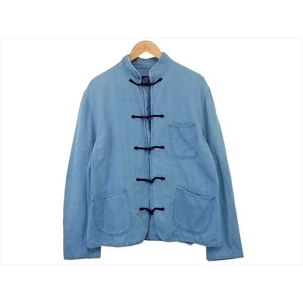 Porter Classic blue indigo dyed button shirt size s Size US S / EU 44-46 / 1 - 2 Thumbnail