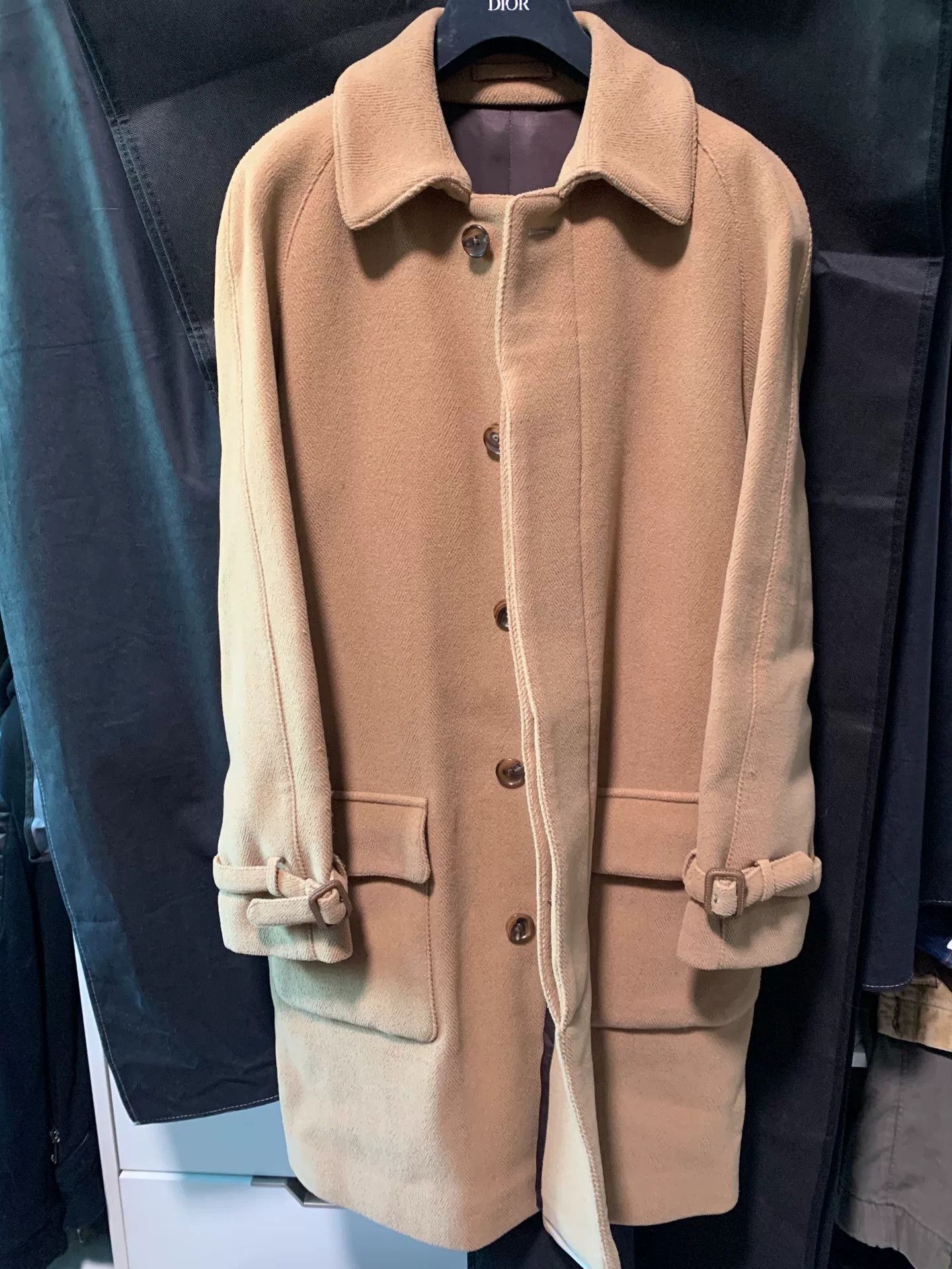 Ring Jacket wool coat with belt for autumn winter Size US M / EU 48-50 / 2 - 2 Thumbnail