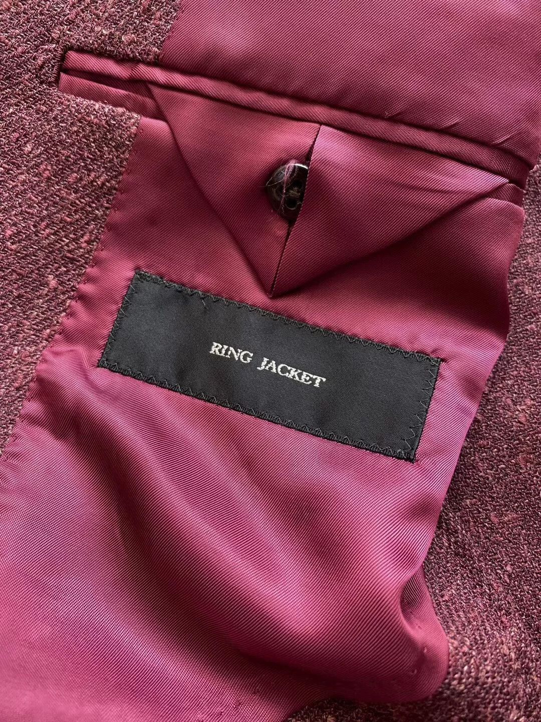 Ring Jacket RING JACKET Burgundy Slim Fit Suit Size US L / EU 52-54 / 3 - 4 Thumbnail
