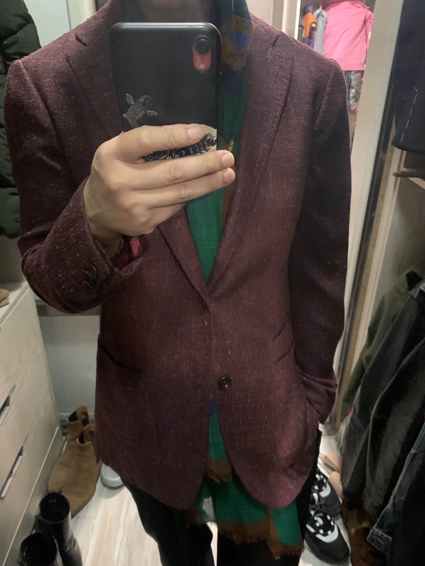 Ring Jacket RING JACKET Burgundy Slim Fit Suit Size US L / EU 52-54 / 3 - 9 Thumbnail