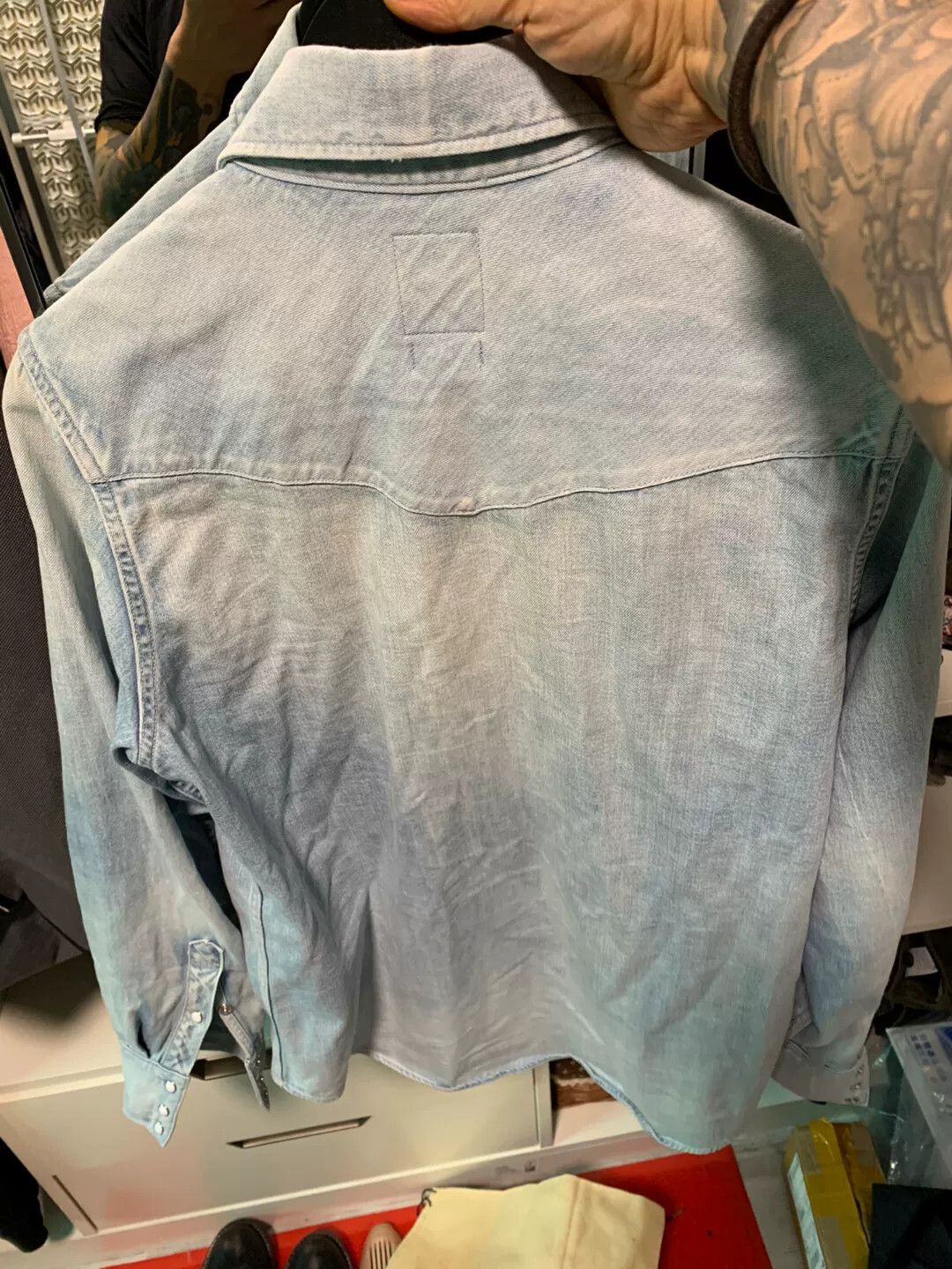 Visvim visvim denim shirt size 2 in blue Size US S / EU 44-46 / 1 - 4 Thumbnail