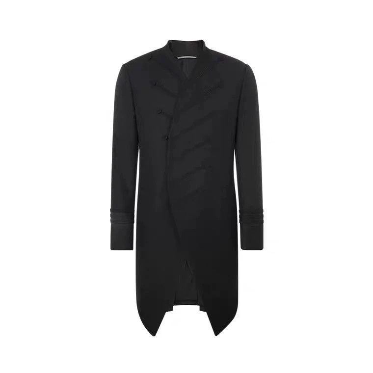 Dior classic black wool coat by dior homme Size US M / EU 48-50 / 2 - 2 Thumbnail