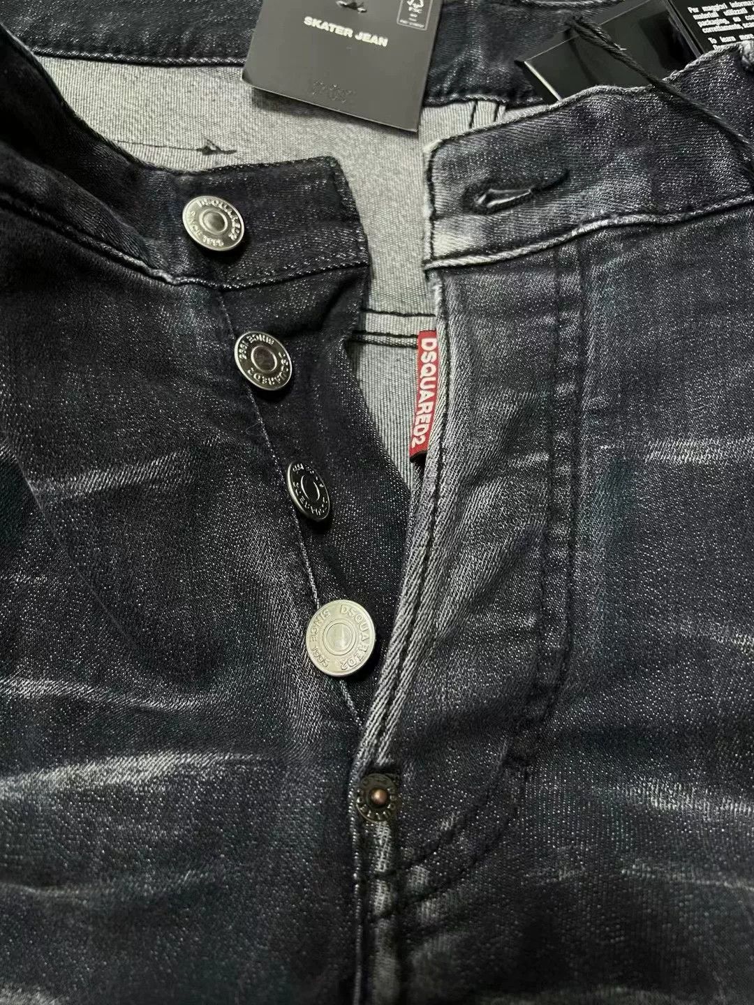 Dsquared2 dsquared2 black gray washed skater jeans Size US 31 - 3 Thumbnail