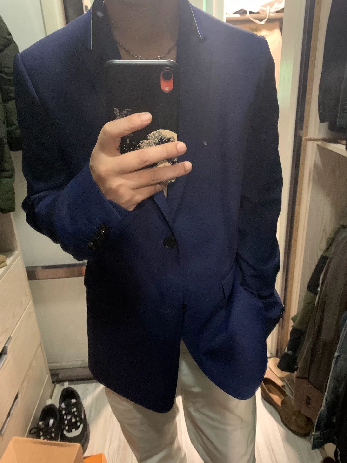 Dior Dior Homme Blue Wool Blazer Size 48 Size US M / EU 48-50 / 2 - 7 Thumbnail