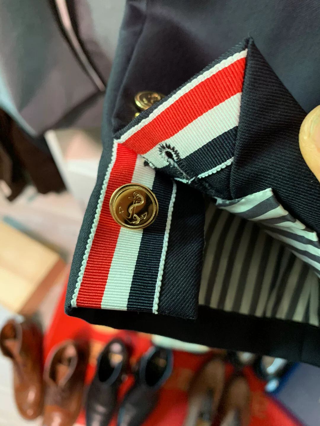 Thom Browne thom browne classic wool single-breasted blazer Size US S / EU 44-46 / 1 - 4 Thumbnail