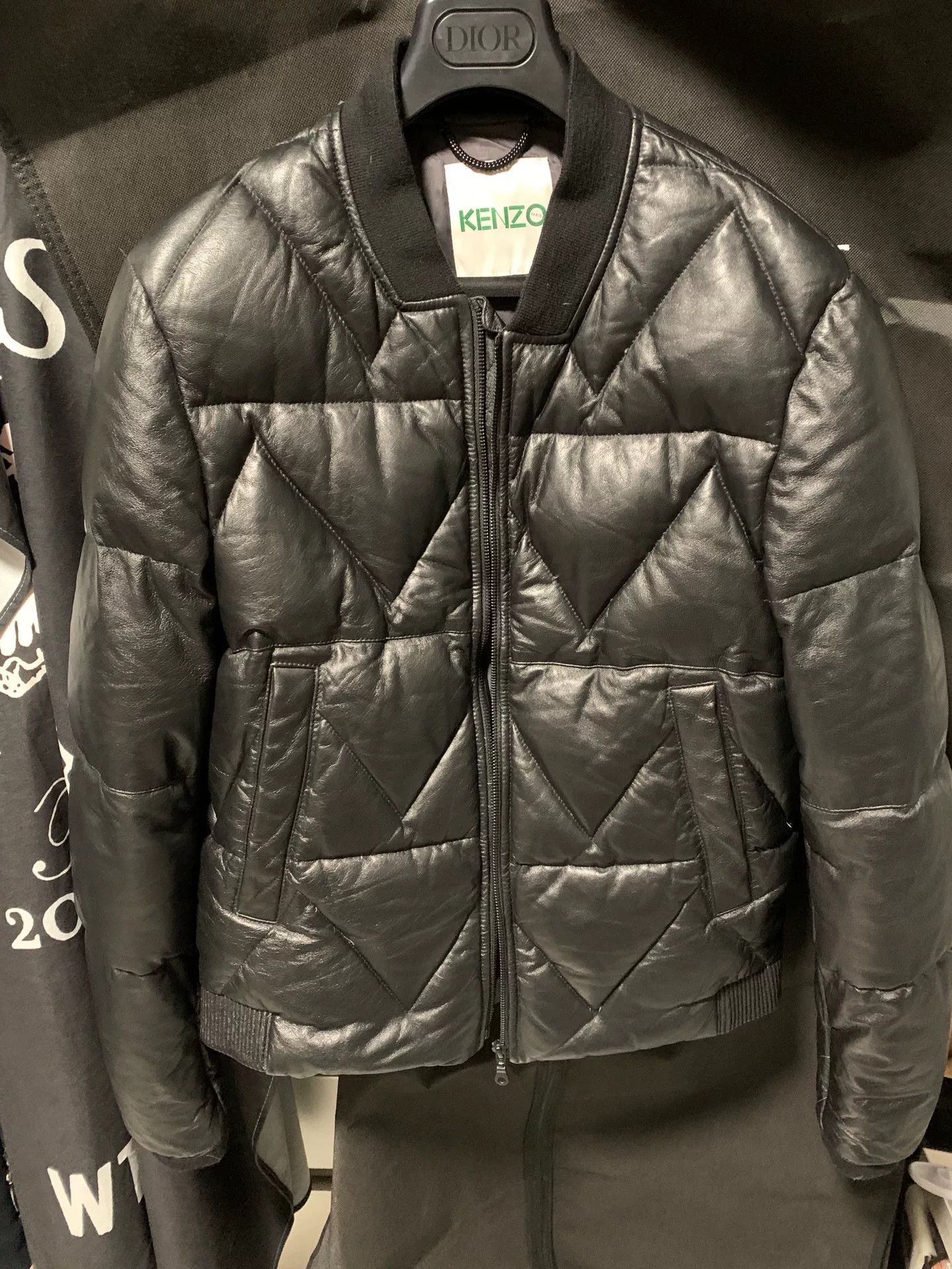 Kenzo kenzo leather down jacket size L Size US L / EU 52-54 / 3 - 2 Thumbnail