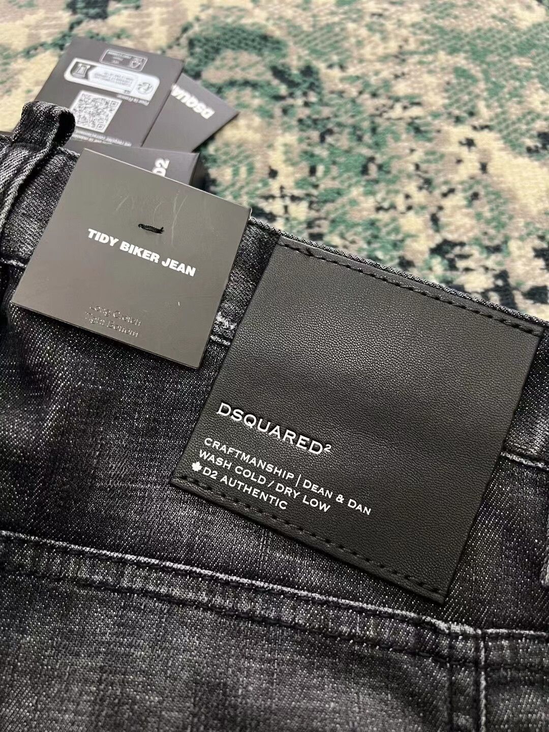 Dsquared2 dsquared2 black gray biker jeans Size US 31 - 4 Thumbnail