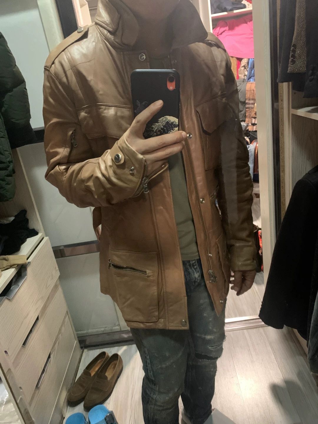 Ralph Lauren Black Label ralph lauren leather jacket in classic style Size US S / EU 44-46 / 1 - 8 Thumbnail