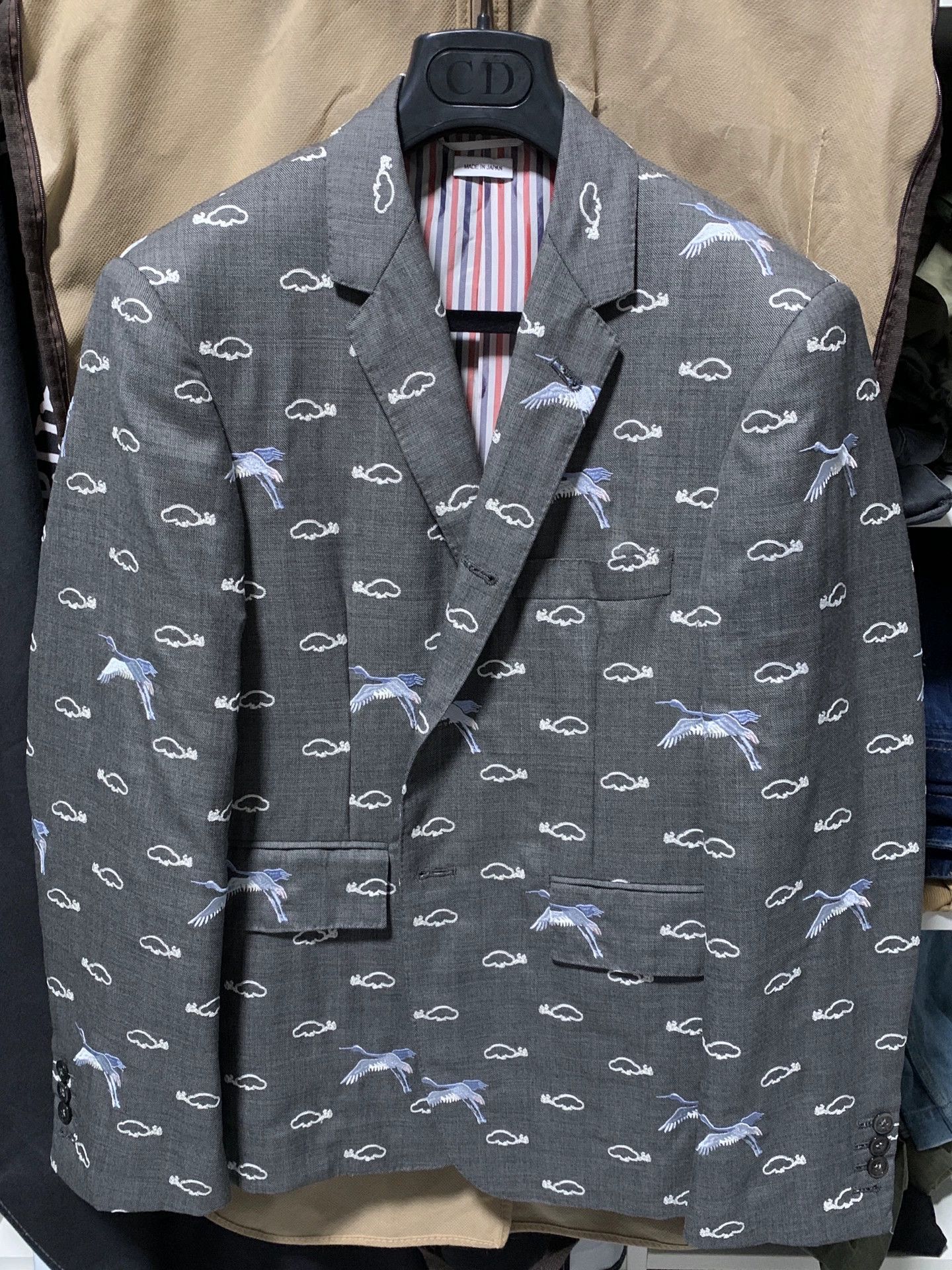 Thom Browne thom browne crane embroidered suit jacket Size US M / EU 48-50 / 2 - 3 Thumbnail